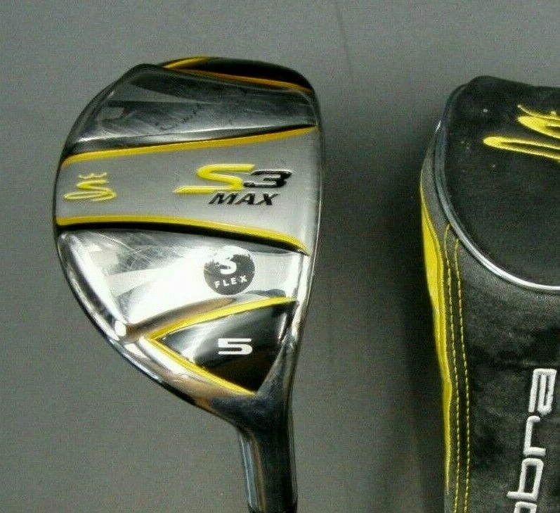 Cobra S3 Max 5 Hybrid Stiff Graphite Shaft Cobra Grip With Head Cover 3 Cobra S3 Max 5 Hybrid Stiff Graphite Shaft Cobra Grip With Head Cover