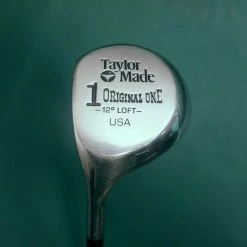 Left Handed Vintage TaylorMade Original 12° Driver Regular Steel Shaft