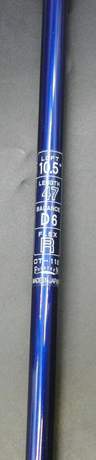 Japanese Fourteen CT112 10.5° Driver Regular Graphite Shaft Fourteen Grip 7 Japanese Fourteen CT112 10.5° Driver Regular Graphite Shaft Fourteen Grip - Image 5