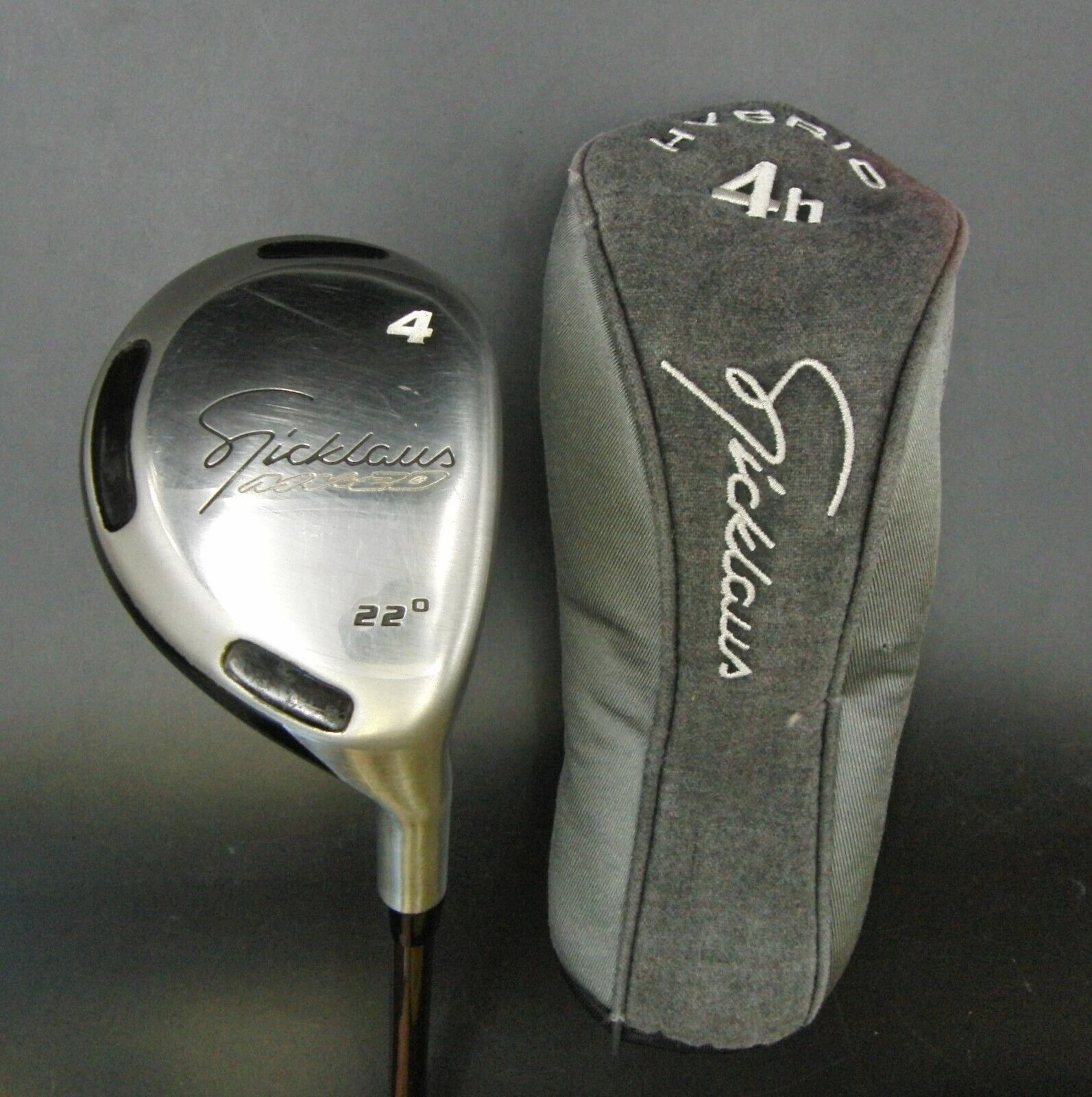 Japanese Nicklaus MV-20 22º 4 Hybrid Regular Graphite Shaft Nicklaus Grip 3 Japanese Nicklaus MV-20 22º 4 Hybrid Regular Graphite Shaft Nicklaus Grip