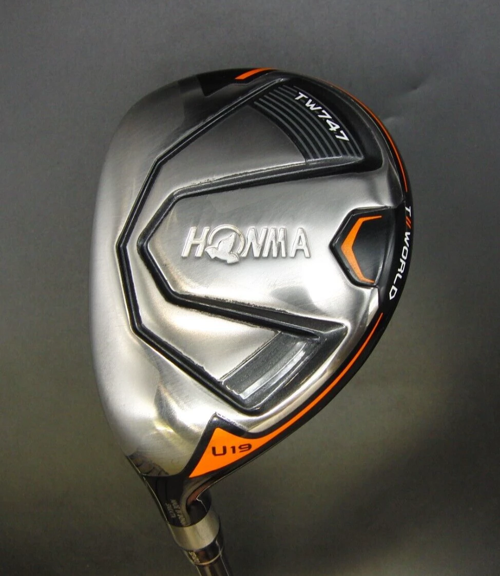 Left-Handed Honma TW747 U19 Hybrid Regular Graphite Shaft Honma Grip 3 Left-Handed Honma TW747 U19 Hybrid Regular Graphite Shaft Honma Grip