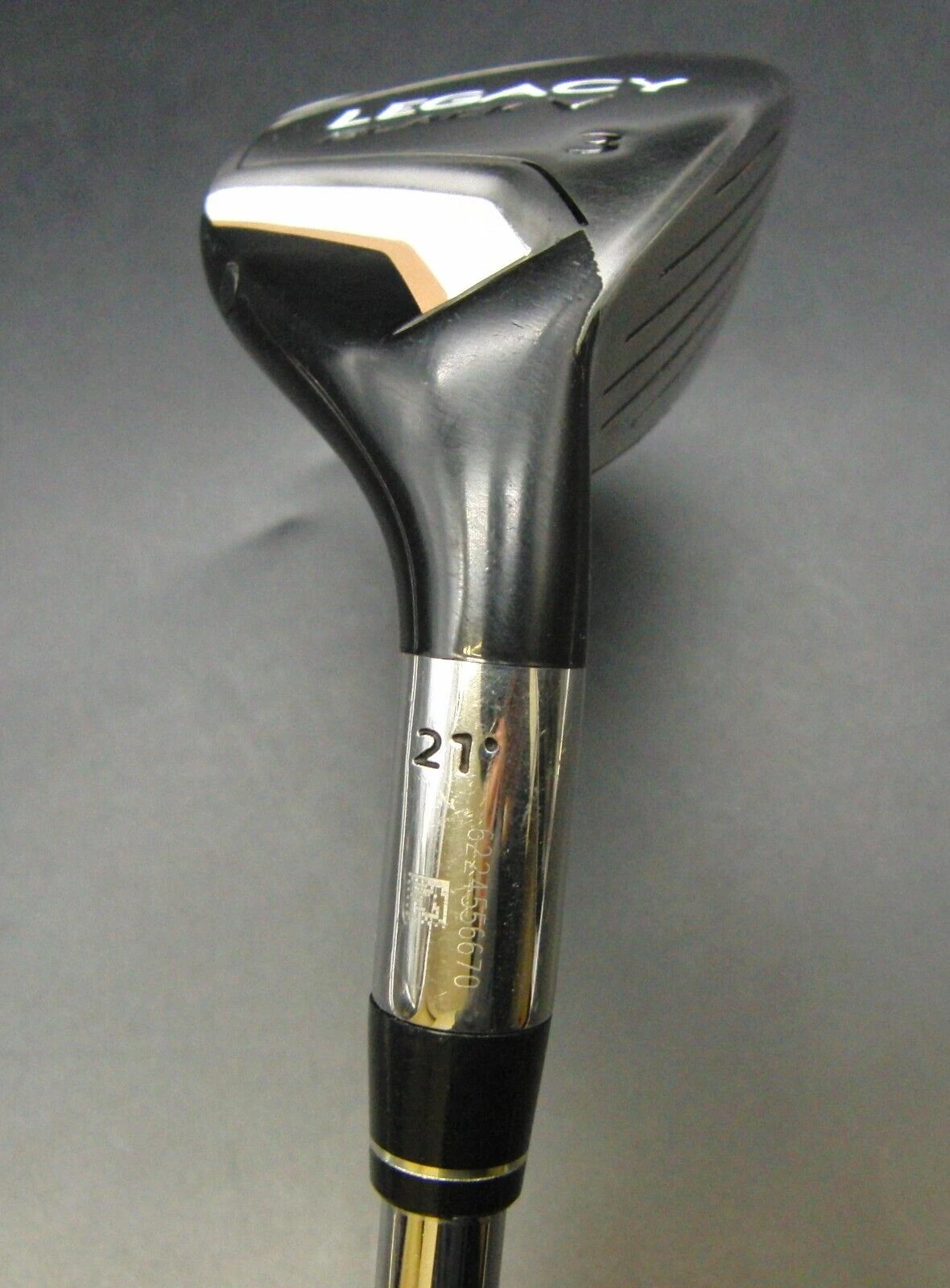 Callaway Legacy Black 21° 3 Hybrid Regular Steel Shaft Golf Pride Grip 4 Callaway Legacy Black 21° 3 Hybrid Regular Steel Shaft Golf Pride Grip - Image 2