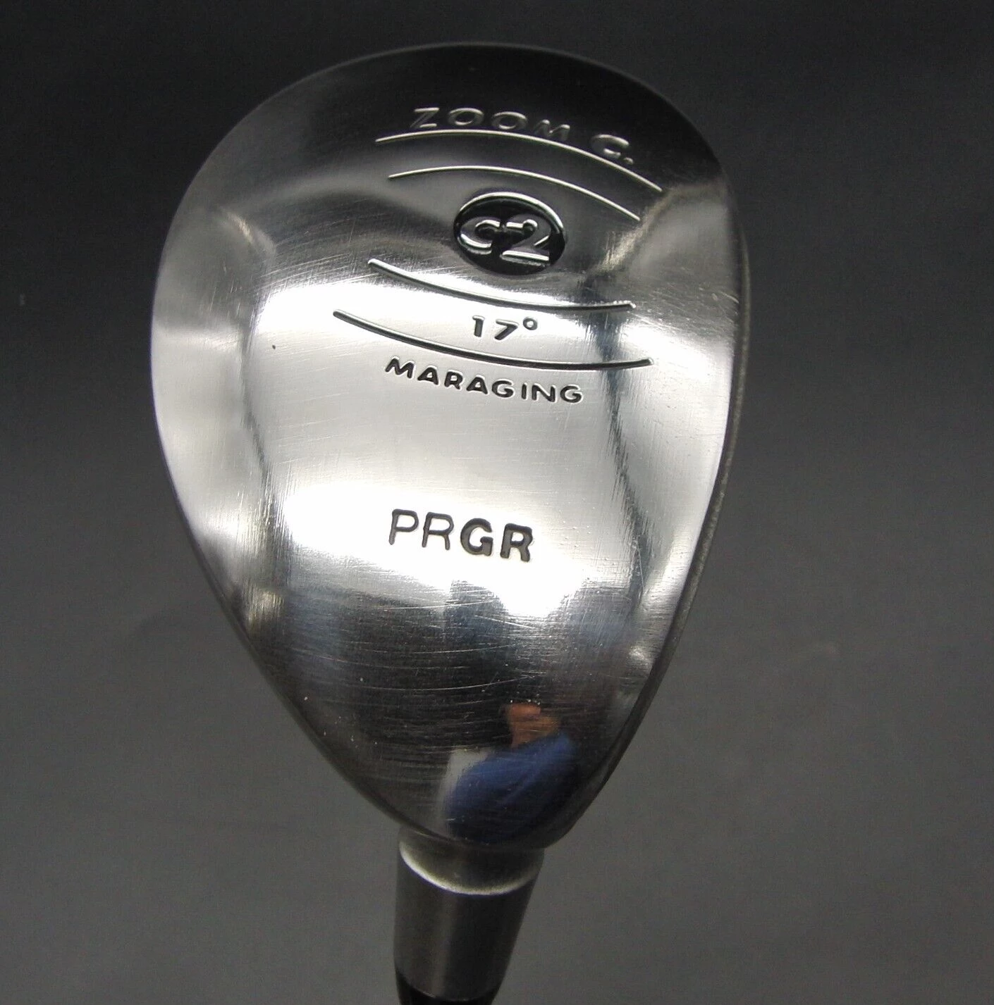 Japanese PRGR Zoom C2 Maraging 17° Hybrid Stiff Steel Shaft PRGR Grip 3 Japanese PRGR Zoom C2 Maraging 17° Hybrid Stiff Steel Shaft PRGR Grip