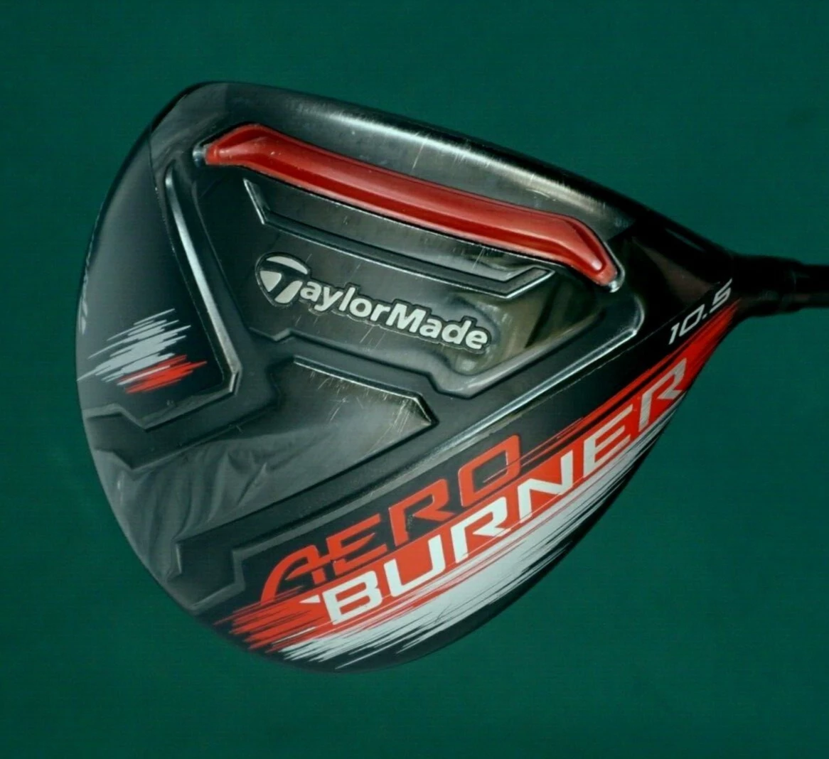 TaylorMade AeroBurner Black 10.5° Driver Regular Graphite Shaft TaylorMade Grip 8 TaylorMade AeroBurner Black 10.5° Driver Regular Graphite Shaft TaylorMade Grip - Image 6