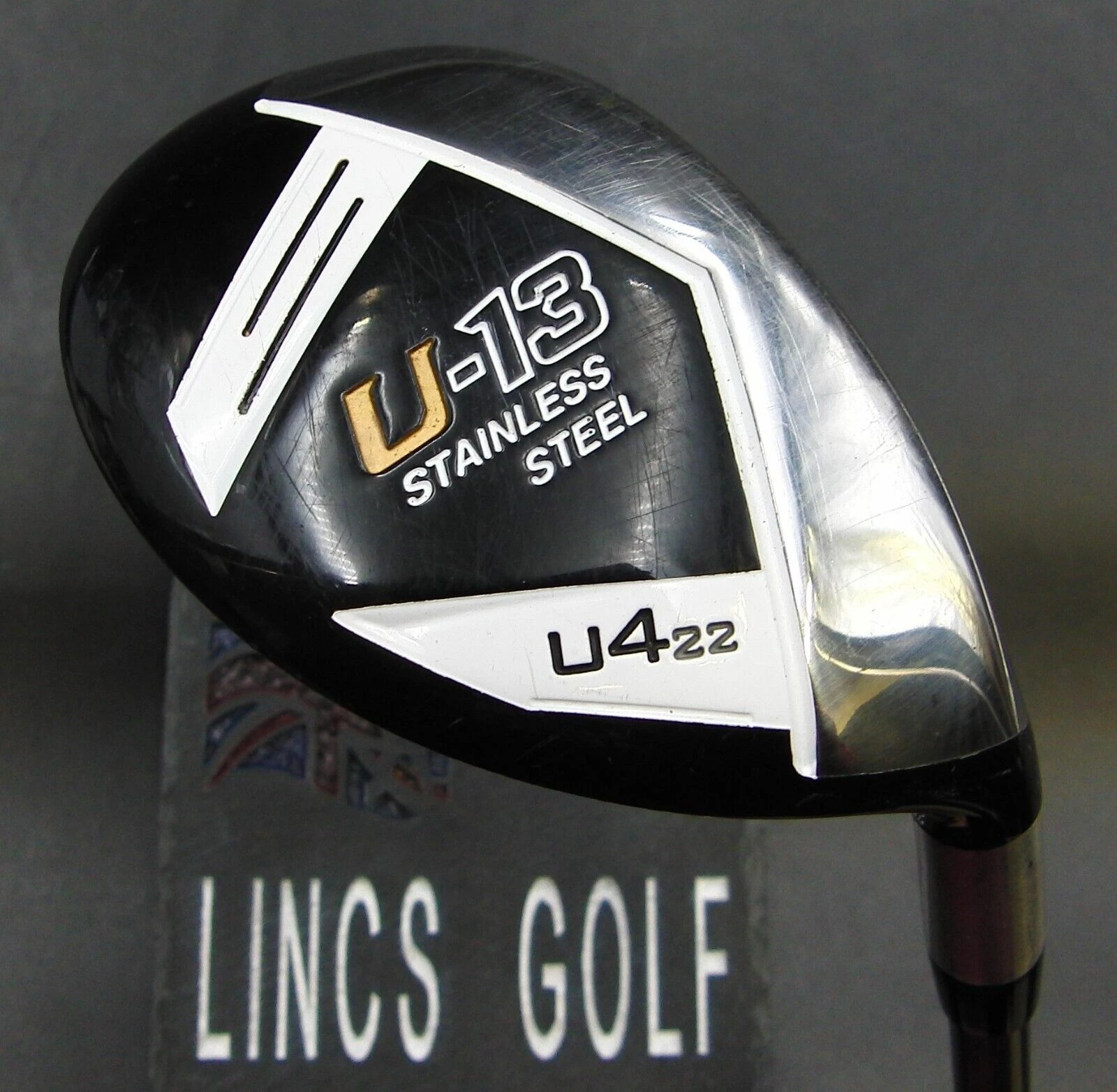 Japanese U-13 Stainless Steel 4 Hybrid Stiff Graphite Shaft Chaucer Grip 3 Japanese U-13 Stainless Steel 4 Hybrid Stiff Graphite Shaft Chaucer Grip