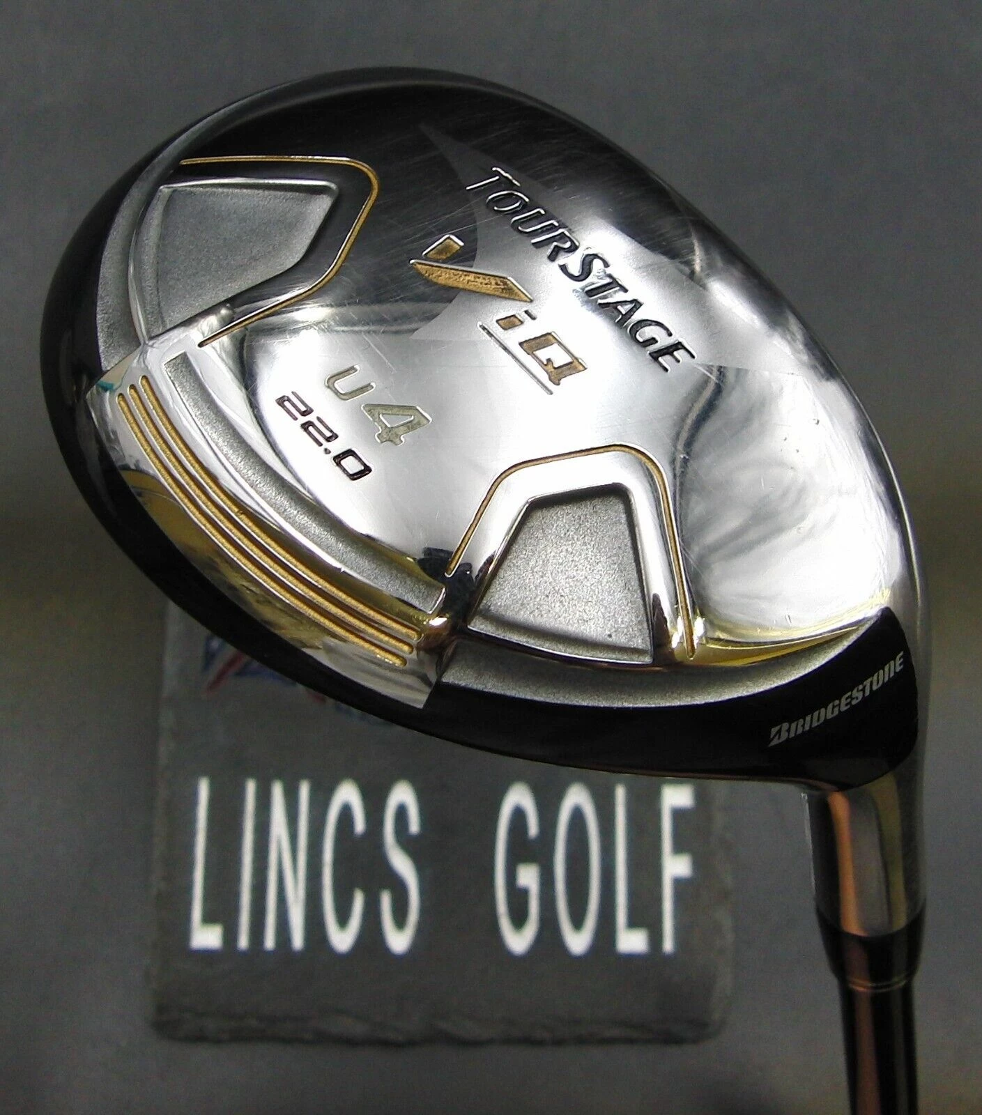 Bridgestone Tourstage ViQ U4 22 Deg 4 Hybrid Regular Graphite Shaft T/stage Grip 3 Bridgestone Tourstage ViQ U4 22 Deg 4 Hybrid Regular Graphite Shaft T/stage Grip