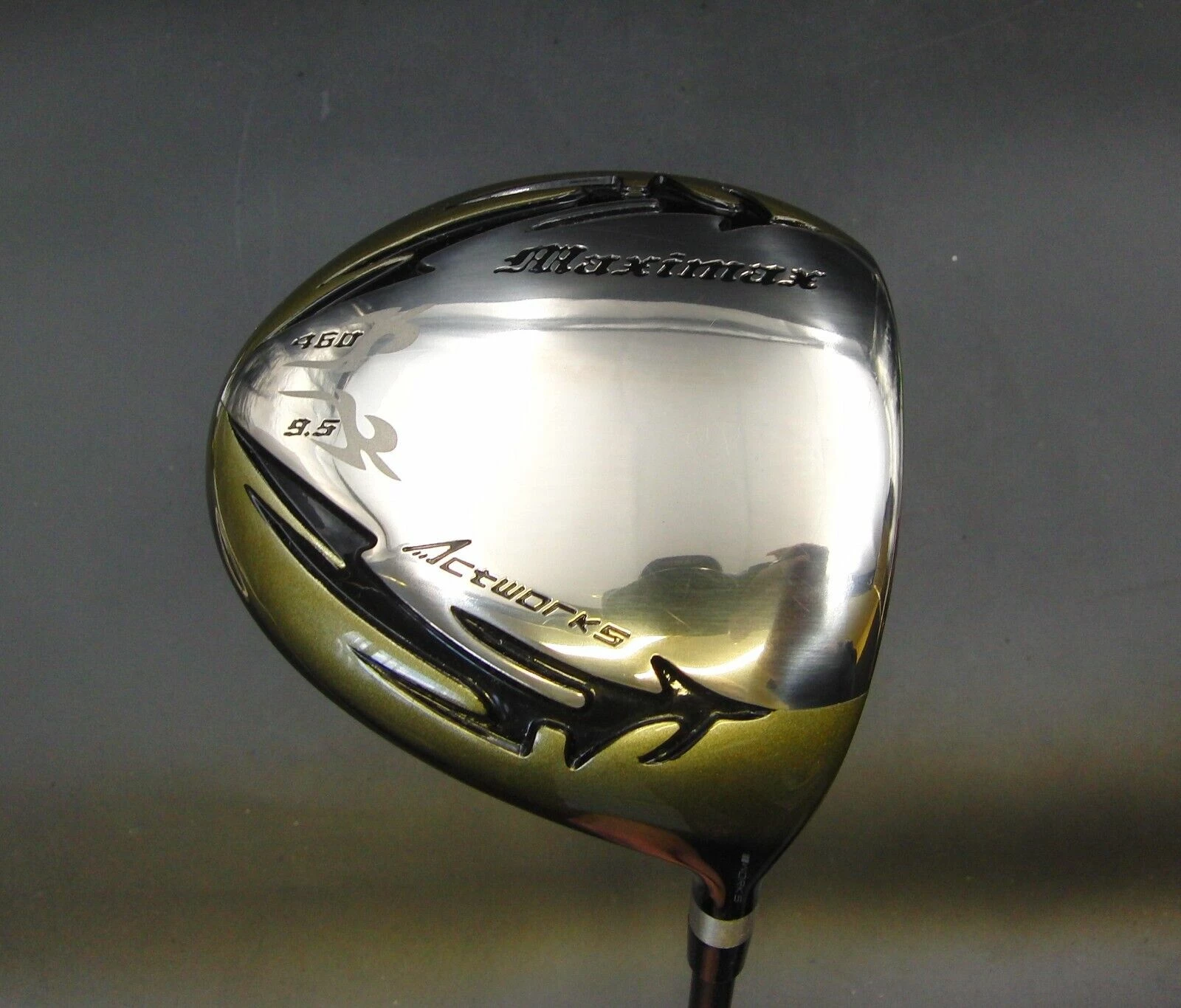 Maximax Actworks 9.5° Driver Stiff Graphite Shaft Actworks Grip & Head Cover 4 Maximax Actworks 9.5° Driver Stiff Graphite Shaft Actworks Grip & Head Cover - Image 2