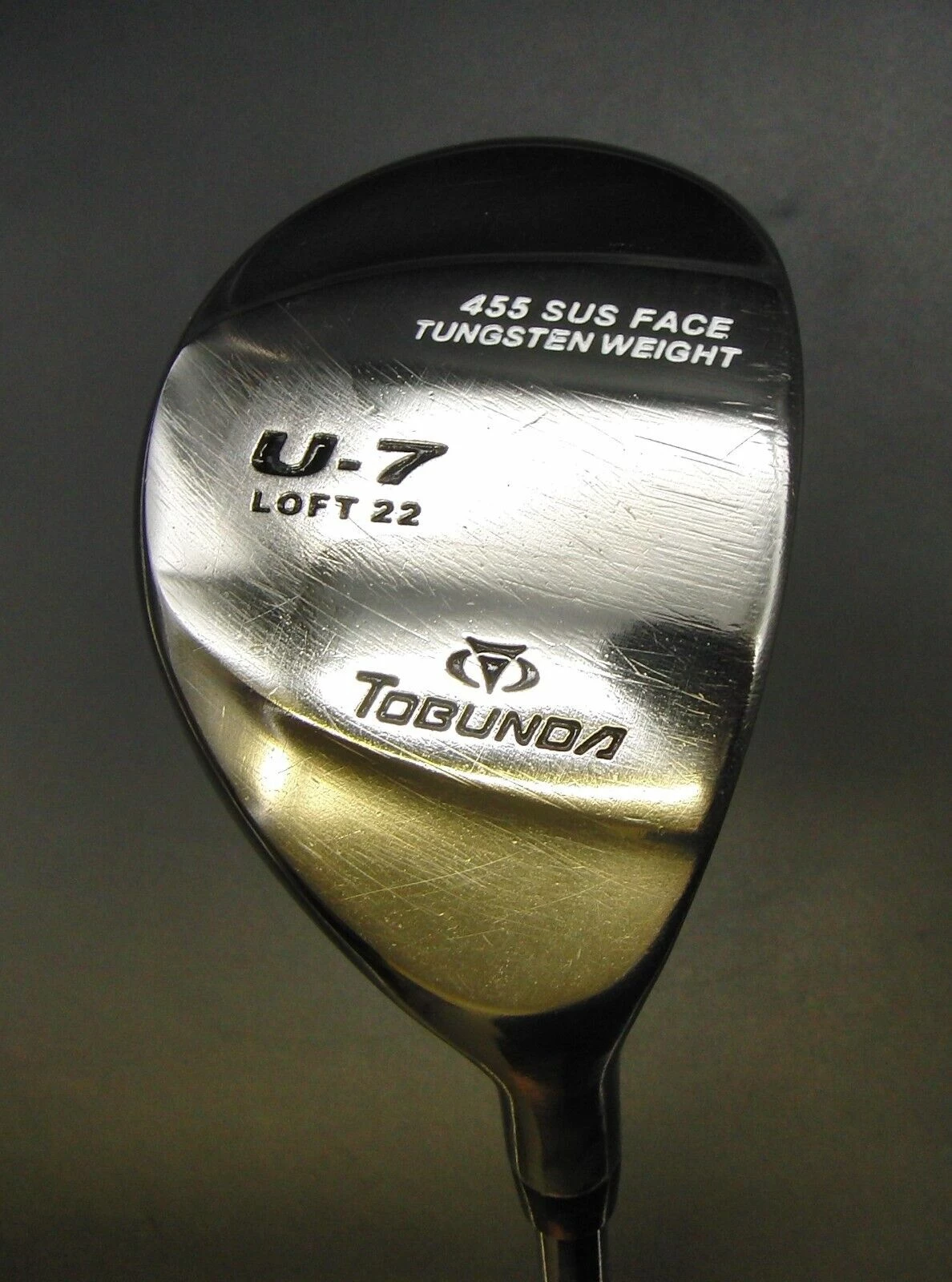 Japanese Tobunda U-7 Tungsten Weight 22 Degree Hybrid Regular Steel Shaft 3 Japanese Tobunda U-7 Tungsten Weight 22 Degree Hybrid Regular Steel Shaft