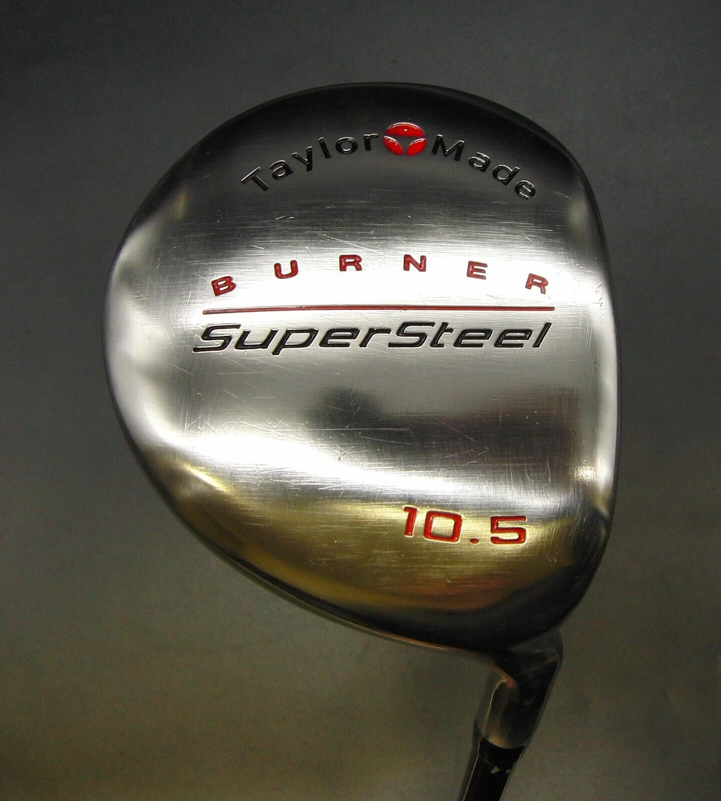 Polished Taylormade Burner Supersteel 10.5° Driver Regular Bubble Graphite Shaft 3 Polished Taylormade Burner Supersteel 10.5° Driver Regular Bubble Graphite Shaft