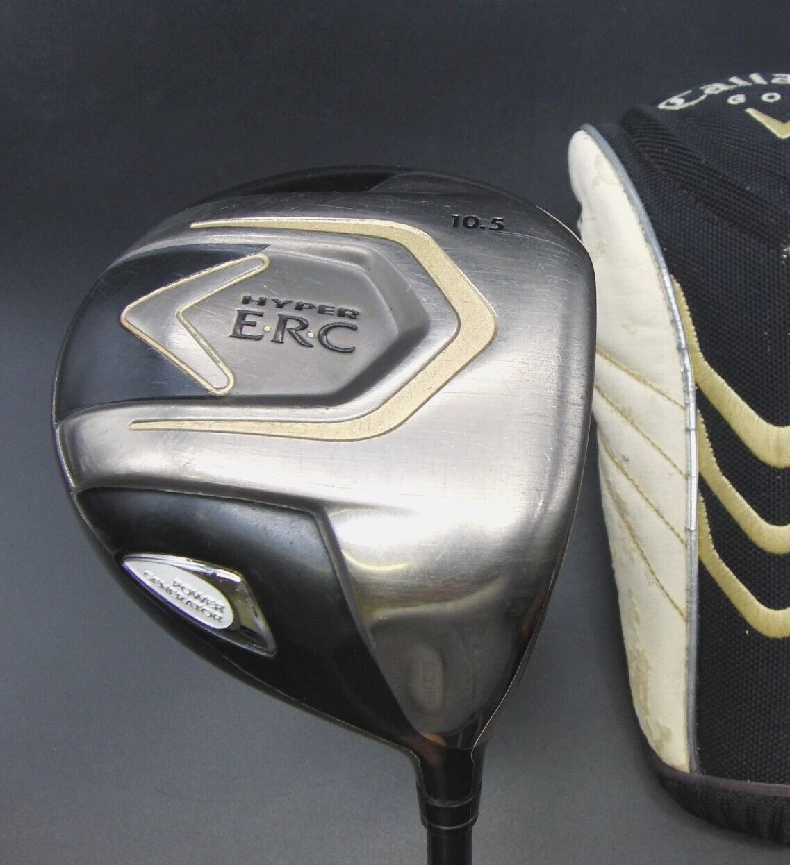 Callaway Hyper ERC 10.5° Driver Stiff Graphite Shaft Iomic Grip With Head Cover 2 Callaway Hyper ERC 10.5° Driver Stiff Graphite Shaft Iomic Grip With Head Cover