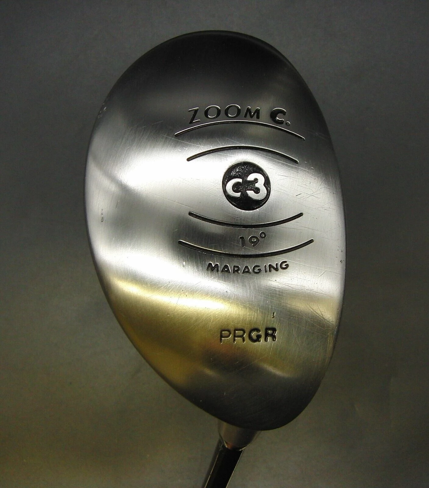 PRGR Zoom C3 19° Hybrid Senior Graphite Shaft Zoom Grip 3 PRGR Zoom C3 19° Hybrid Senior Graphite Shaft Zoom Grip