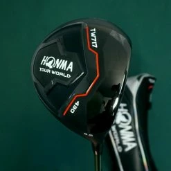Hardly Used Japanese Honma Tour World TW717 430 9.5° Black Driver Stiff Graphite Shaft