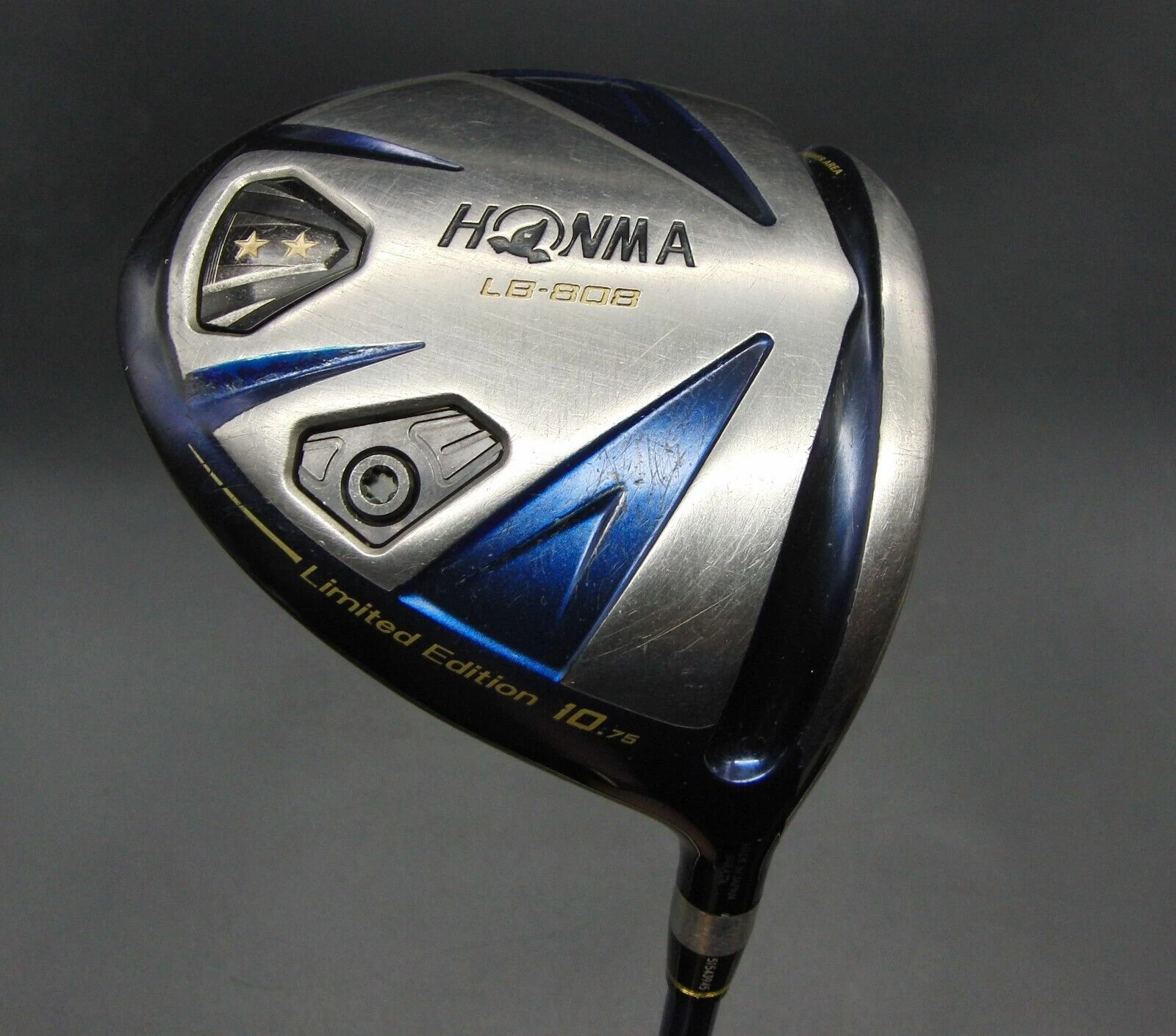 Honma LB-808 Limited Edition 10.75° Driver Regular Graphite Shaft & Head Cover 4 Honma LB-808 Limited Edition 10.75° Driver Regular Graphite Shaft & Head Cover - Image 2