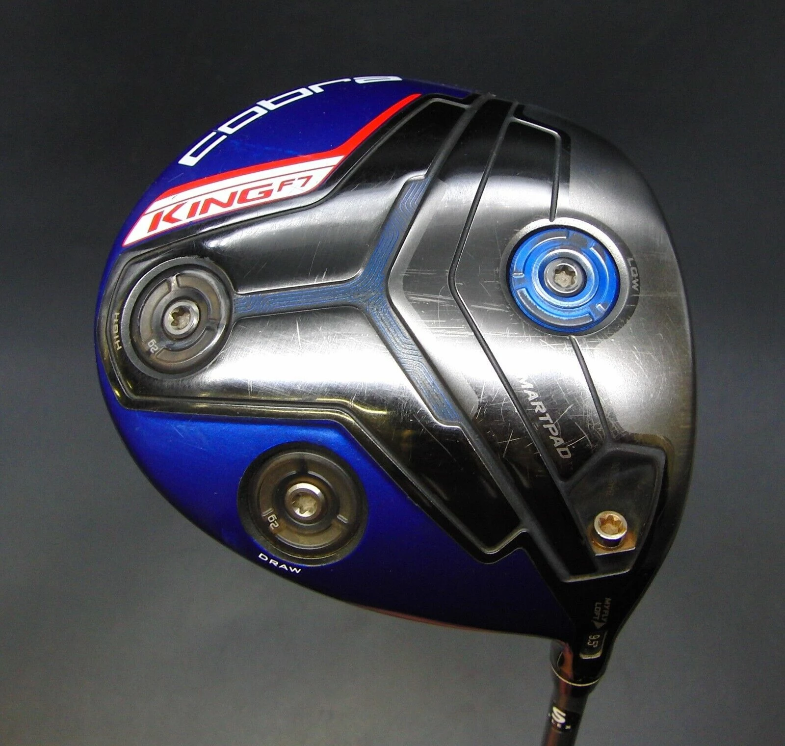 Cobra King F7 9.5° Driver Stiff Graphite Shaft Cobra Grip + Head Cover 4 Cobra King F7 9.5° Driver Stiff Graphite Shaft Cobra Grip + Head Cover - Image 2