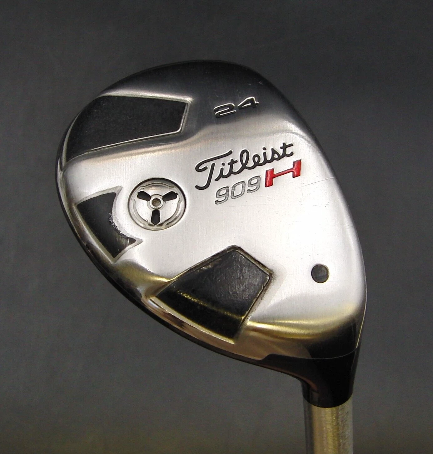 Titleist 909H 24° Hybrid Stiff Steel Shaft No1 Grip 3 Titleist 909H 24° Hybrid Stiff Steel Shaft No1 Grip