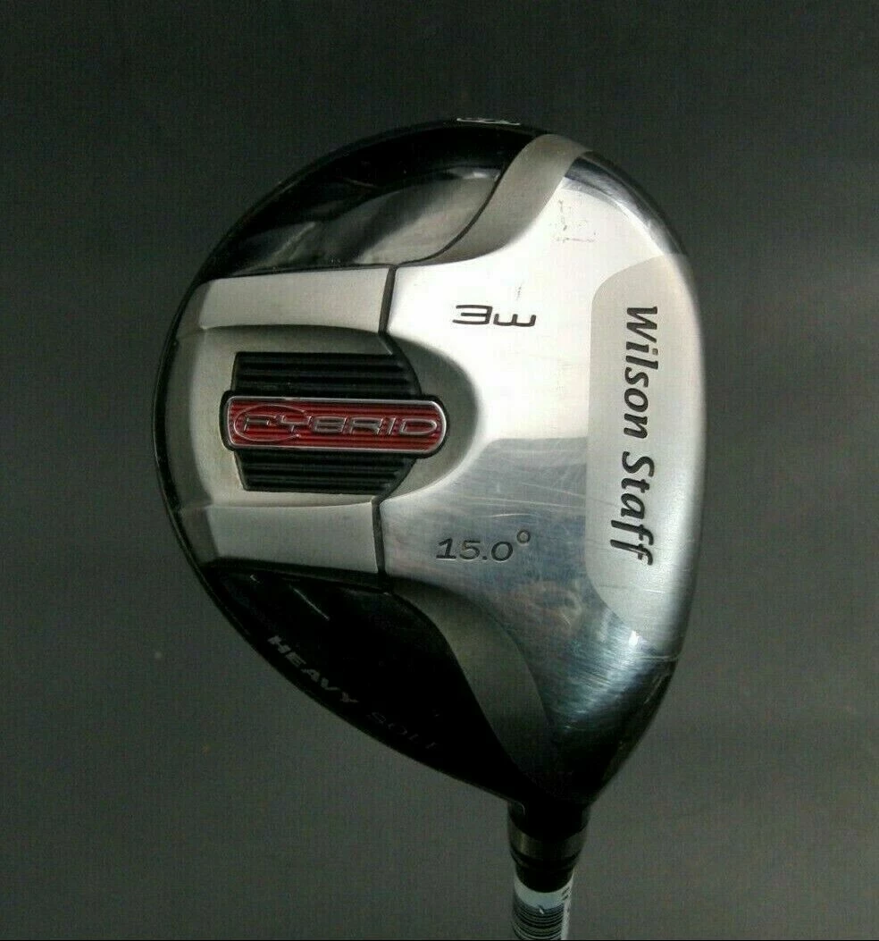 Wilson Staff FyBrid 15° 3 Hybrid Regular Graphite Flex Shaft Wilson Staff Grip 3 Wilson Staff FyBrid 15° 3 Hybrid Regular Graphite Flex Shaft Wilson Staff Grip