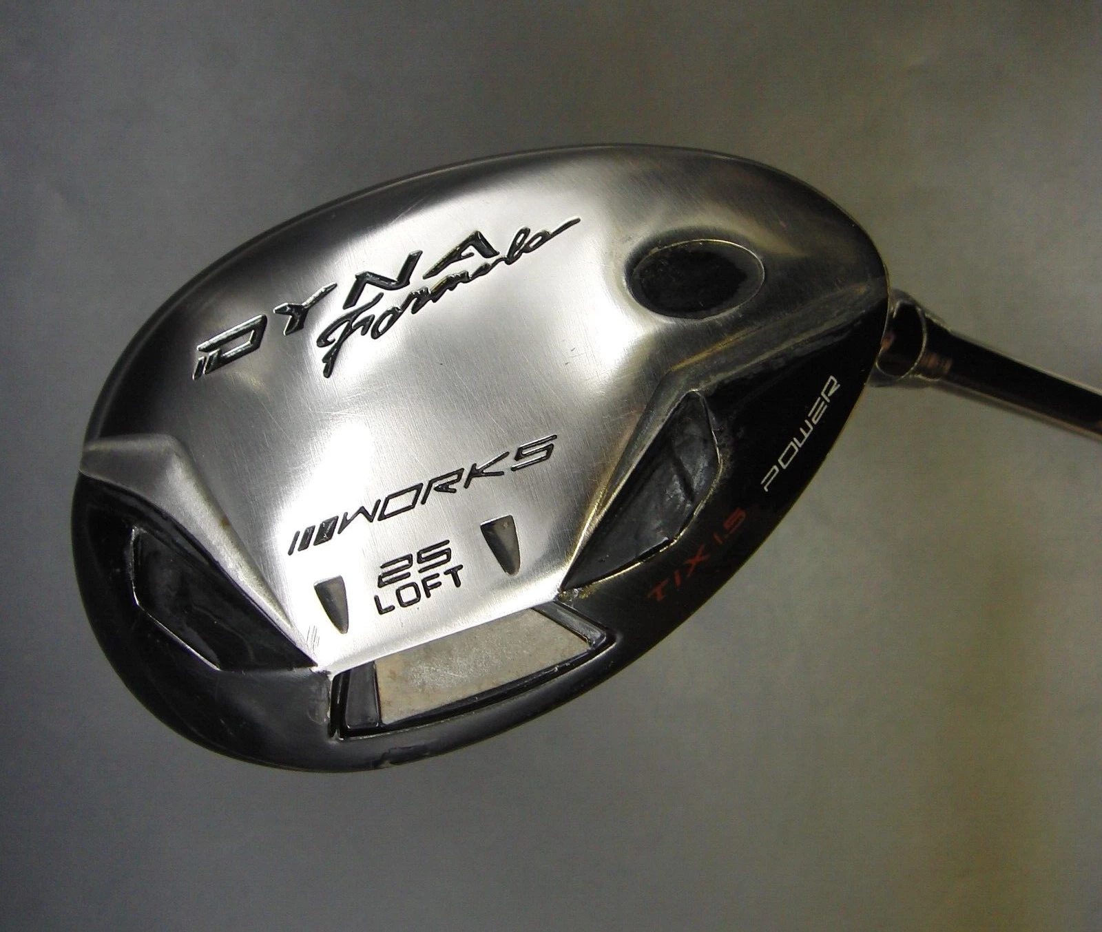 Japanese Works Dyna TiX 1.5 Power 25° Hybrid Regular Graphite Shaft Works Grip 3 Japanese Works Dyna TiX 1.5 Power 25° Hybrid Regular Graphite Shaft Works Grip