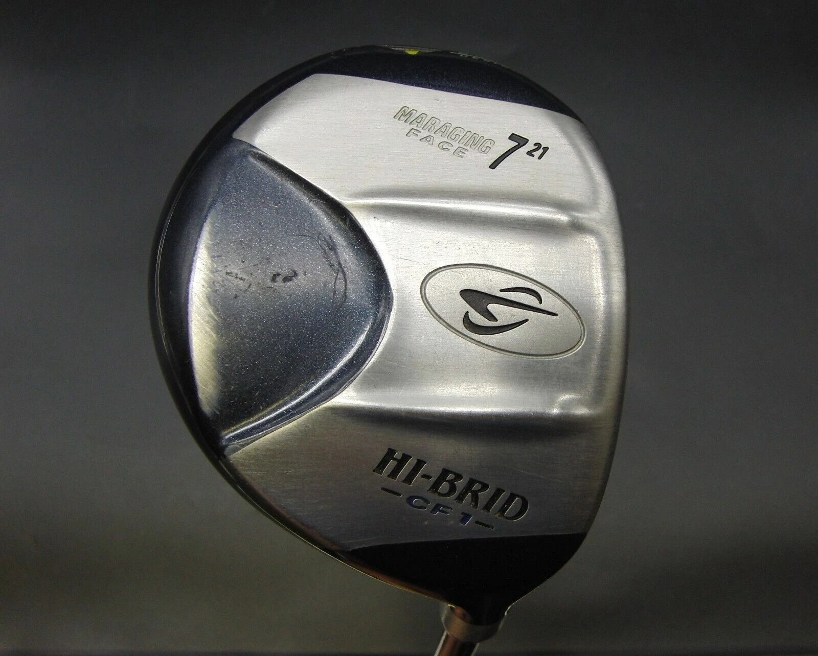 Dunlop Hi-Brid Cf1 21° 7 Hybrid Regular Graphite Shaft Hi-Brid Grip 3 Dunlop Hi-Brid Cf1 21° 7 Hybrid Regular Graphite Shaft Hi-Brid Grip