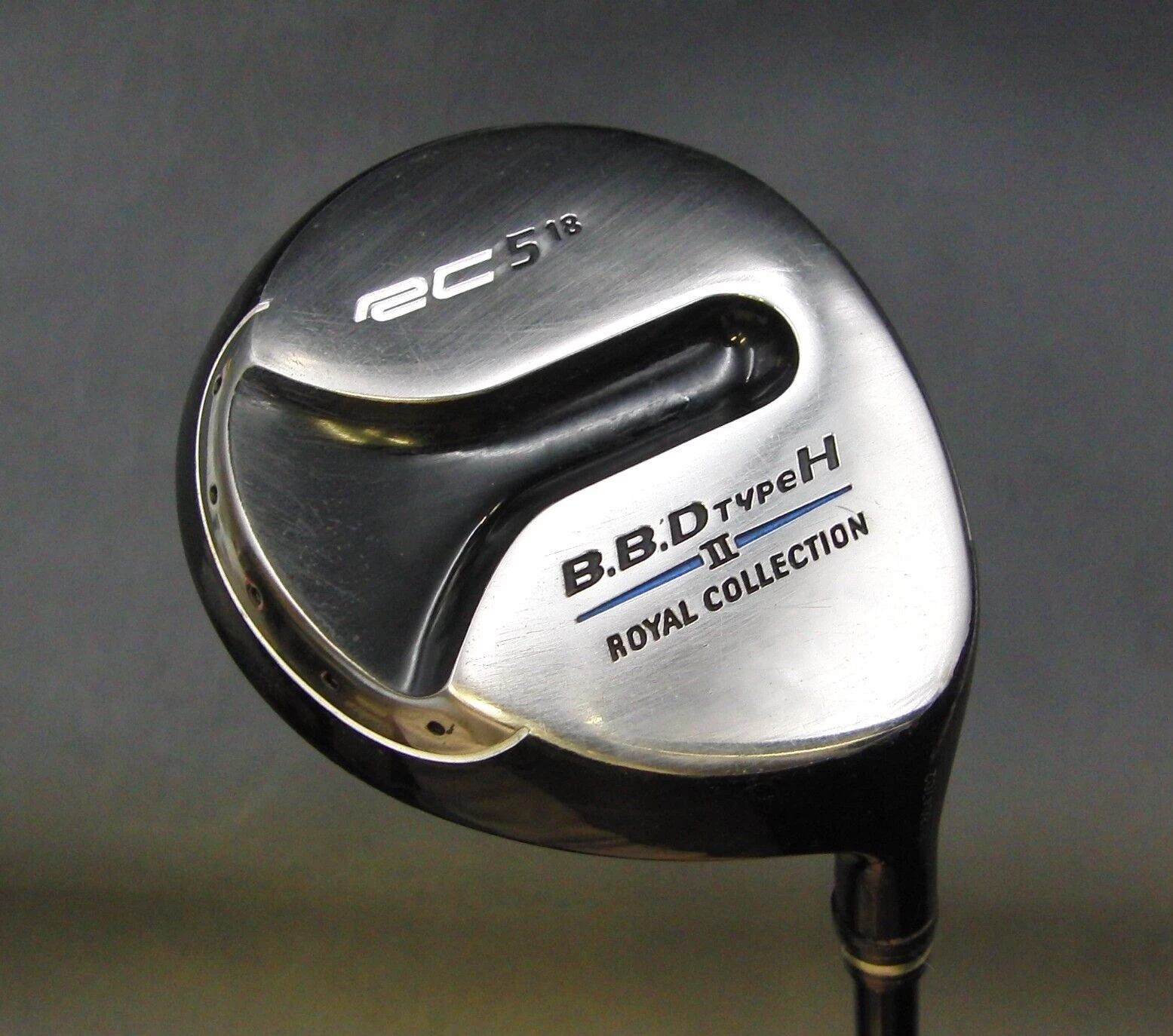 Royal Grip Japanese Royal Collections BBD Type H II 18° 5 Hybrid Stiff Graphite Shaft 3 Royal Grip Japanese Royal Collections BBD Type H II 18° 5 Hybrid Stiff Graphite Shaft