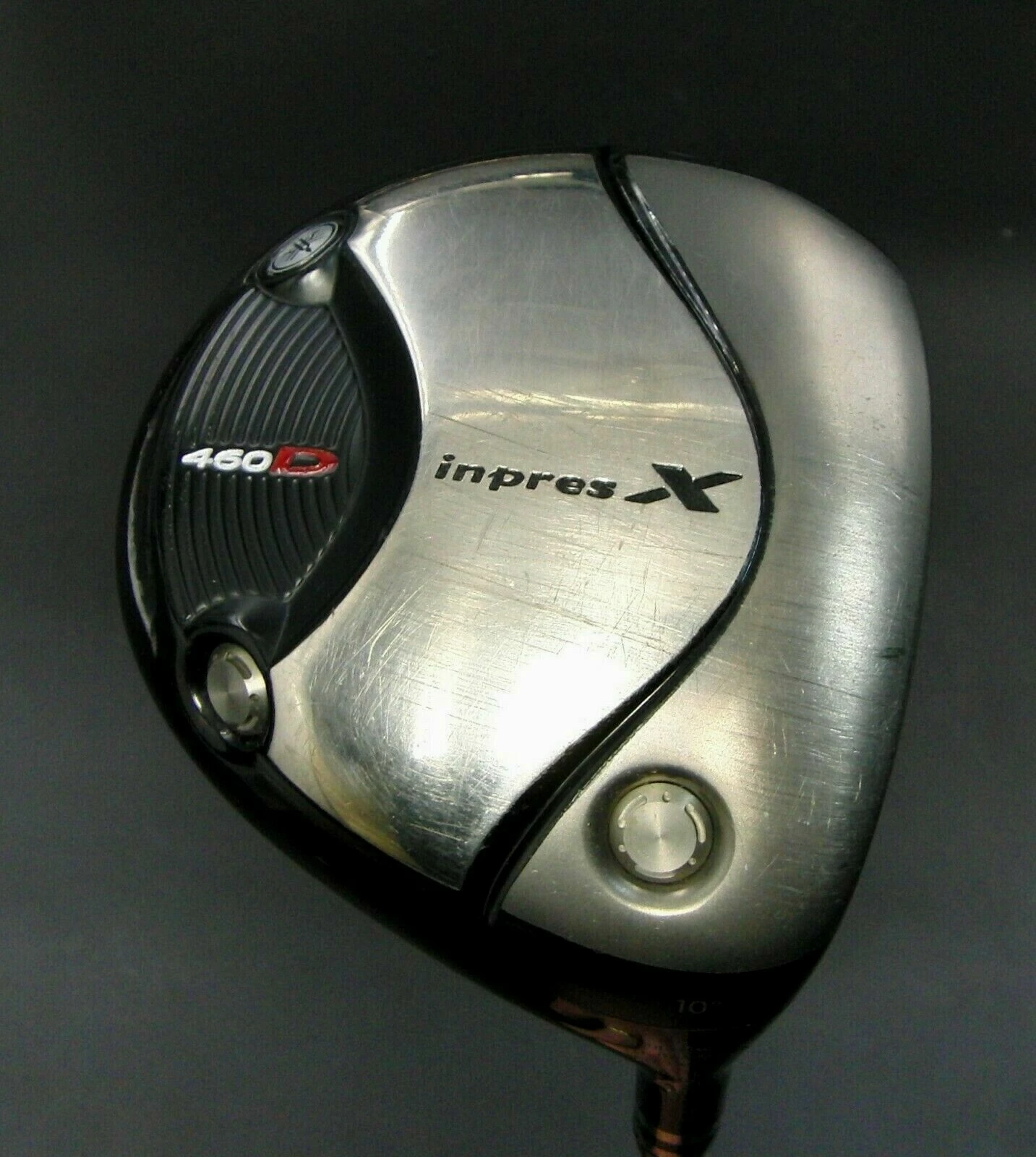 Yamaha Inpres X 460D 9° Driver Stiff Graphite Shaft Golf Pride Grip 3 Yamaha Inpres X 460D 9° Driver Stiff Graphite Shaft Golf Pride Grip