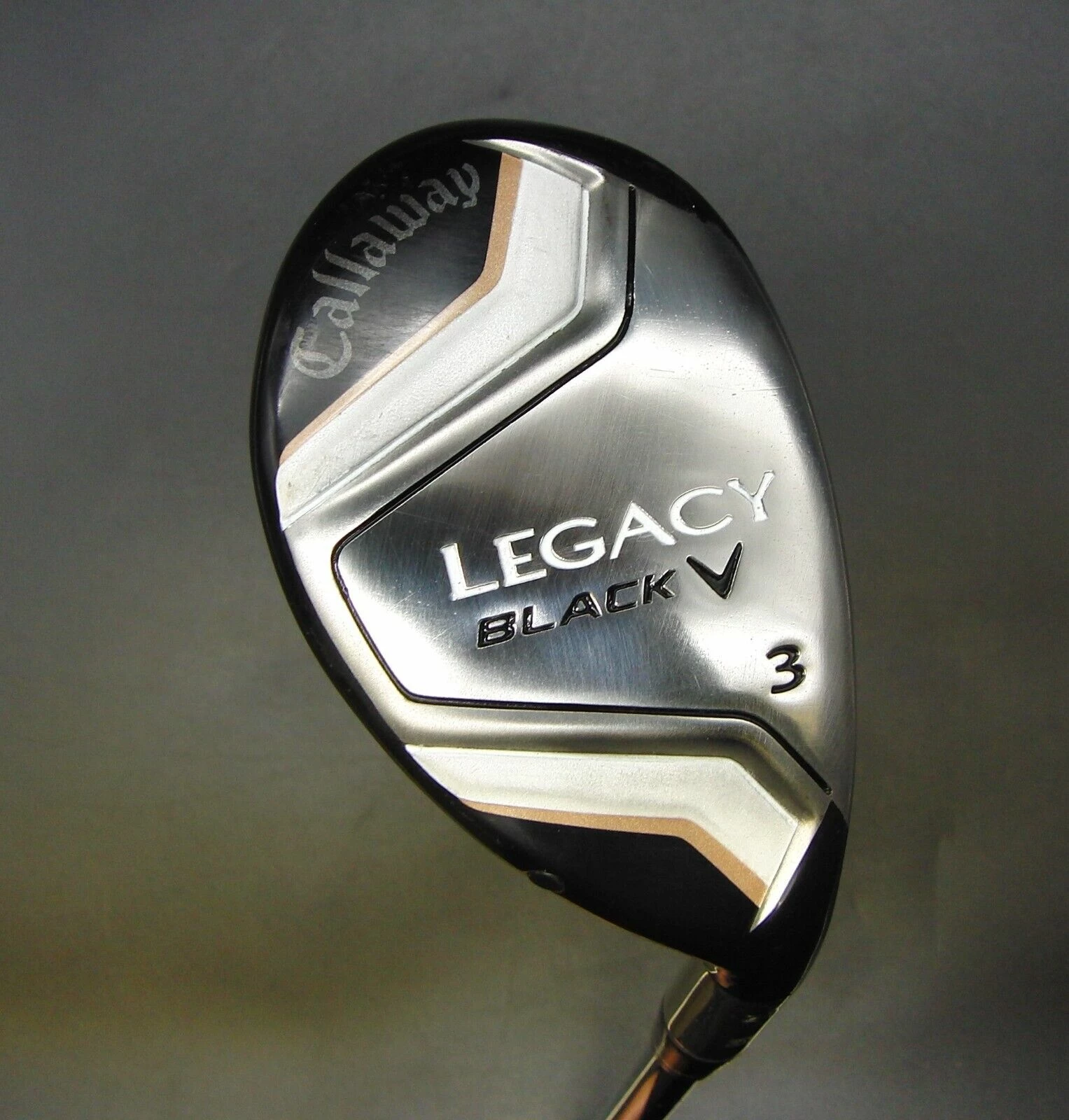 Callaway Legacy Black 21° 3 Hybrid Regular Steel Shaft Golf Pride Grip 3 Callaway Legacy Black 21° 3 Hybrid Regular Steel Shaft Golf Pride Grip