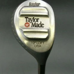 Vintage TaylorMade RAYLOR 19° Hybrid Wood Regular Steel Shaft & Head Cover 14 Vintage TaylorMade RAYLOR 19° Hybrid Wood Regular Steel Shaft & Head Cover -Nordicagolf Shop 32 a82388c1 08fe 4a09 8ce4 a79cc9be55d1
