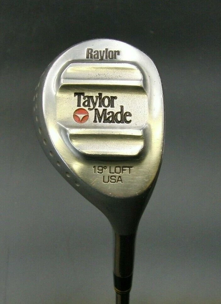 Vintage TaylorMade RAYLOR 19° Hybrid Wood Regular Steel Shaft & Head Cover 8 Vintage TaylorMade RAYLOR 19° Hybrid Wood Regular Steel Shaft & Head Cover - Image 6