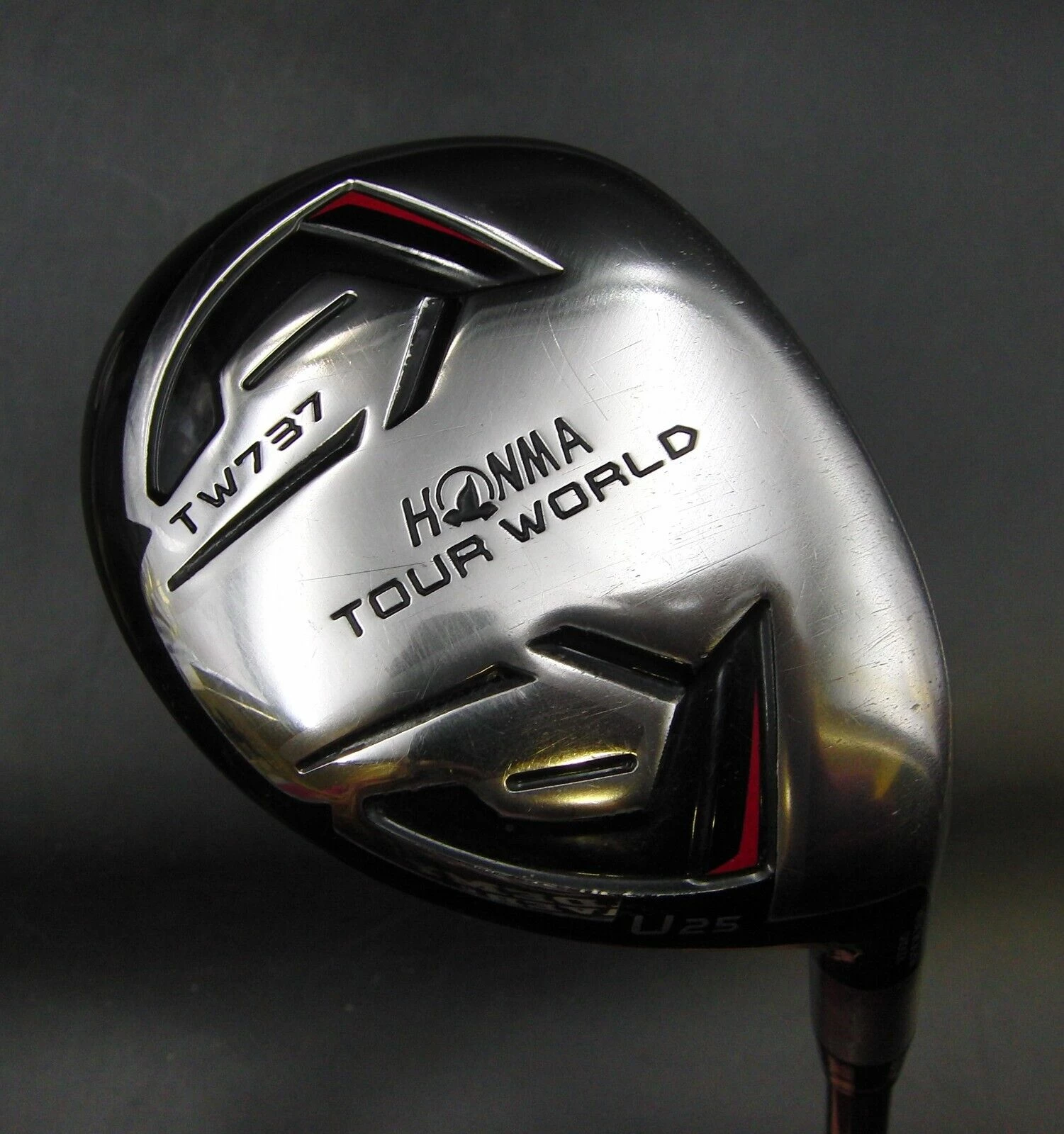 Japanese Honma Tour World TW737 U25 Hybrid Regular Graphite Shaft Honma Grip 3 Japanese Honma Tour World TW737 U25 Hybrid Regular Graphite Shaft Honma Grip