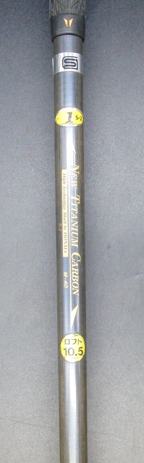 Honma BIG-LB K.B. Model 10.5° Driver Stiff Graphite Shaft Hiro Honma Grip 6 Honma BIG-LB K.B. Model 10.5° Driver Stiff Graphite Shaft Hiro Honma Grip - Image 4