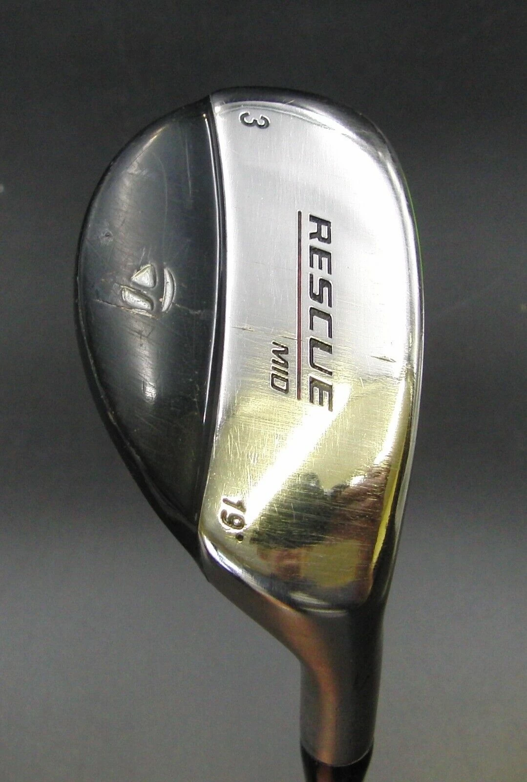 TaylorMade Rescue Mid Hybrid 3 19º Wood Regular Steel Shaft TaylorMade Grip 3 TaylorMade Rescue Mid Hybrid 3 19º Wood Regular Steel Shaft TaylorMade Grip