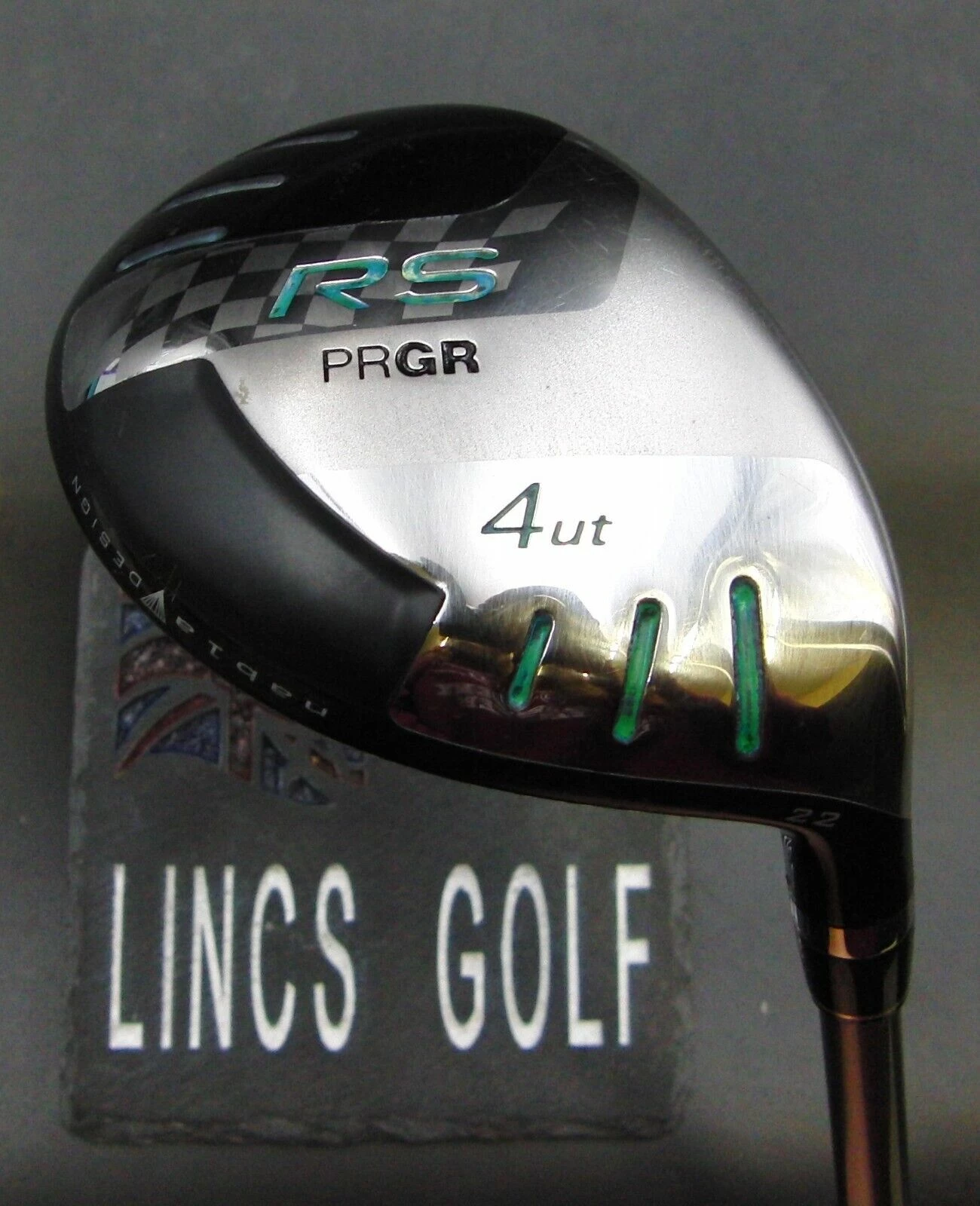 Japanese PRGR RS 22° 4 Hybrid Regular Graphite Shaft PRGR Grip 3 Japanese PRGR RS 22° 4 Hybrid Regular Graphite Shaft PRGR Grip