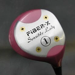 Fiber X Ladies Vintage Japanese Fiber-X Sensible Lady Driver Ladies Graphite Shaft