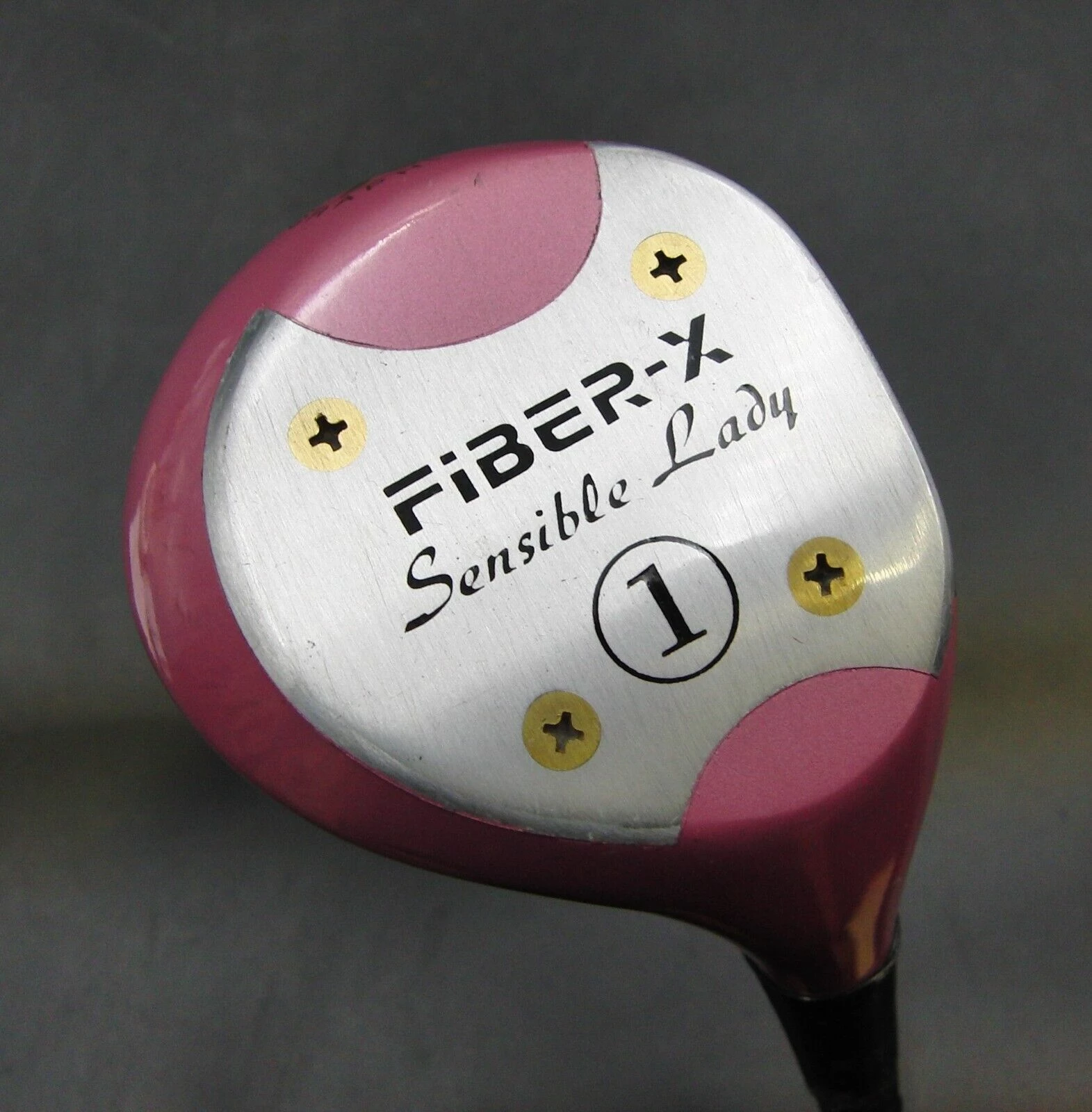 Fiber X Ladies Vintage Japanese Fiber-X Sensible Lady Driver Ladies Graphite Shaft 3 Fiber X Ladies Vintage Japanese Fiber-X Sensible Lady Driver Ladies Graphite Shaft