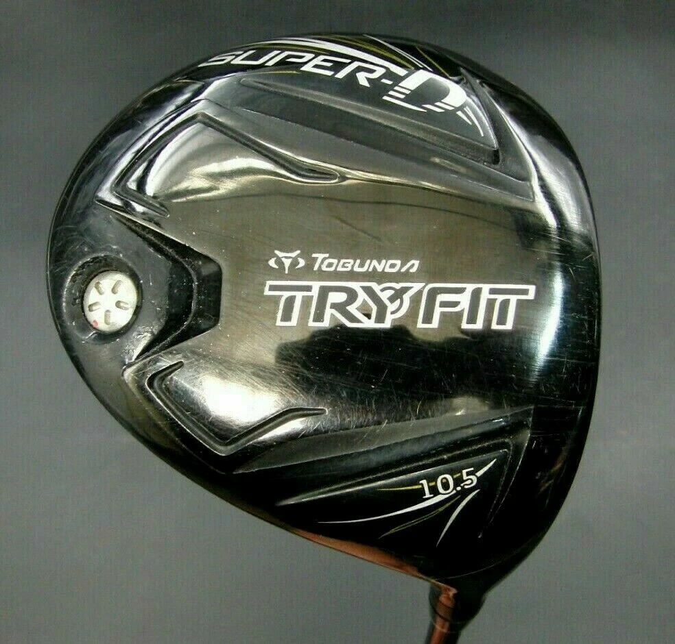 Japanese TOBUNDA SUPER-D TRY FIT 10.5° Driver Regular Flex Shaft Try Fit Grip 3 Japanese TOBUNDA SUPER-D TRY FIT 10.5° Driver Regular Flex Shaft Try Fit Grip