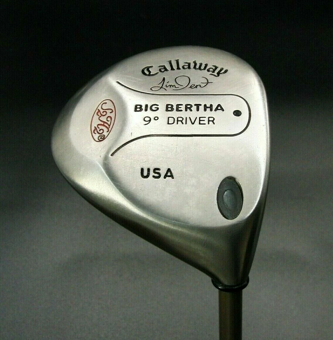 Callaway Big Bertha Jim Dent Limited 9° Driver Stiff Graphite Shaft 3 Callaway Big Bertha Jim Dent Limited 9° Driver Stiff Graphite Shaft