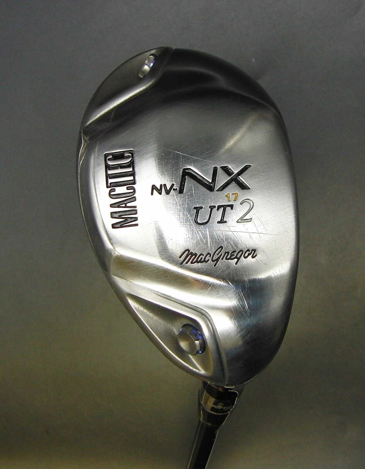 MacGregor Mactec Nv-Nx 17° 2 Hybrid Regular Graphite Shaft Golf Pride Grip 3 MacGregor Mactec Nv-Nx 17° 2 Hybrid Regular Graphite Shaft Golf Pride Grip