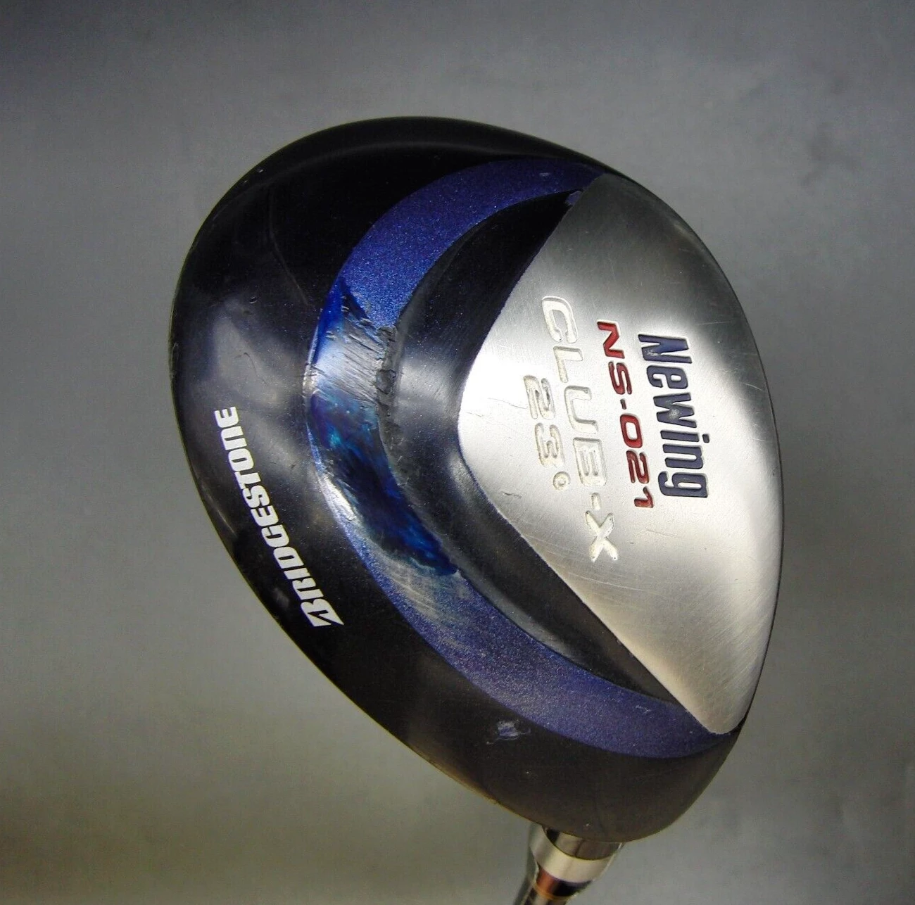 Bridgestone Newing NS-021 Club-X 23° Hybrid Regular Graphite Shaft B/stone Grip 3 Bridgestone Newing NS-021 Club-X 23° Hybrid Regular Graphite Shaft B/stone Grip