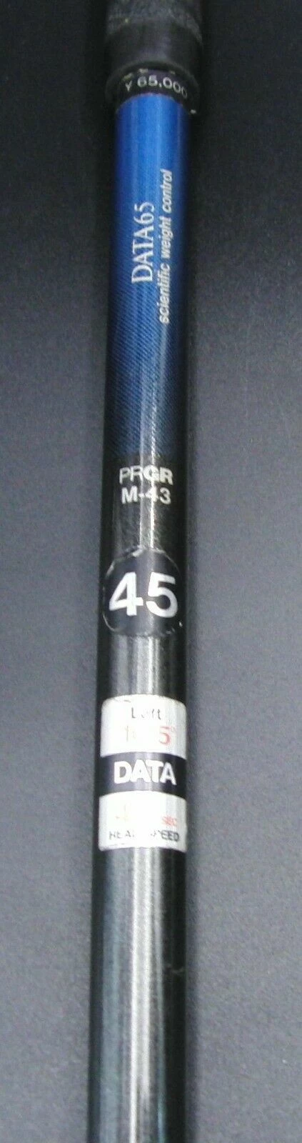 Vintage Japanese PRGR Reverse 252 Data Driver Regular Graphite Shaft Royal Grip 6 Vintage Japanese PRGR Reverse 252 Data Driver Regular Graphite Shaft Royal Grip - Image 4