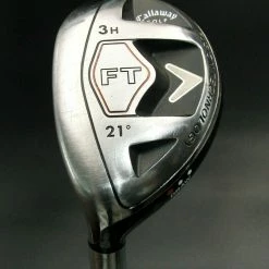 Left Handed Callaway FT 3 Hybrid 21° Stiff Graphite Shaft Golf Pride Grip