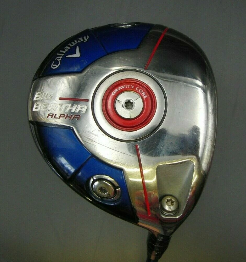 Callaway Big Bertha Alpha 9.0° Driver Regular Graphite Shaft Golf Pride Grip 3 Callaway Big Bertha Alpha 9.0° Driver Regular Graphite Shaft Golf Pride Grip