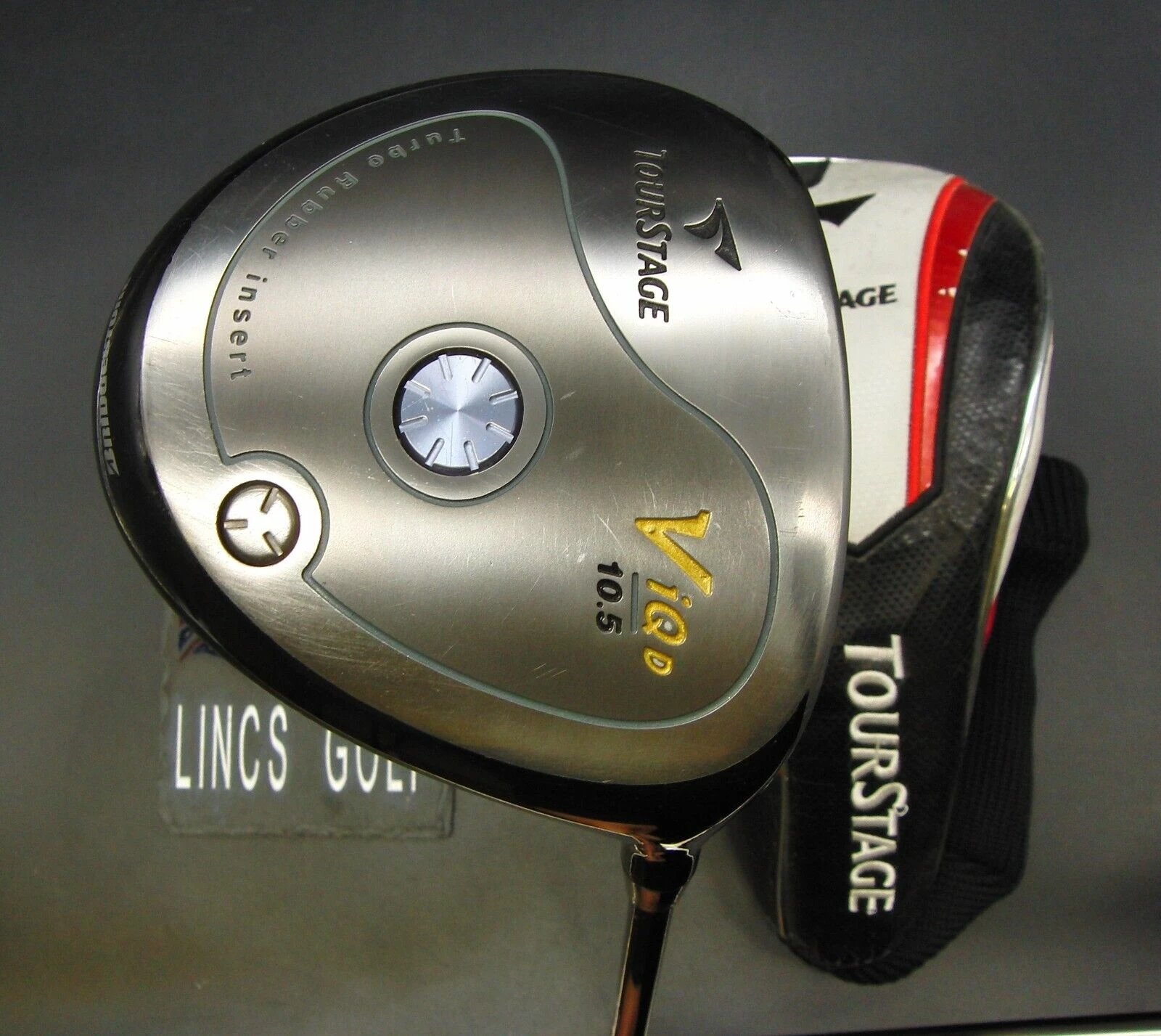 Bridgestone Tourstage ViQ 10.5° Driver Stiff Graphite Shaft Black Grip + HC 3 Bridgestone Tourstage ViQ 10.5° Driver Stiff Graphite Shaft Black Grip + HC