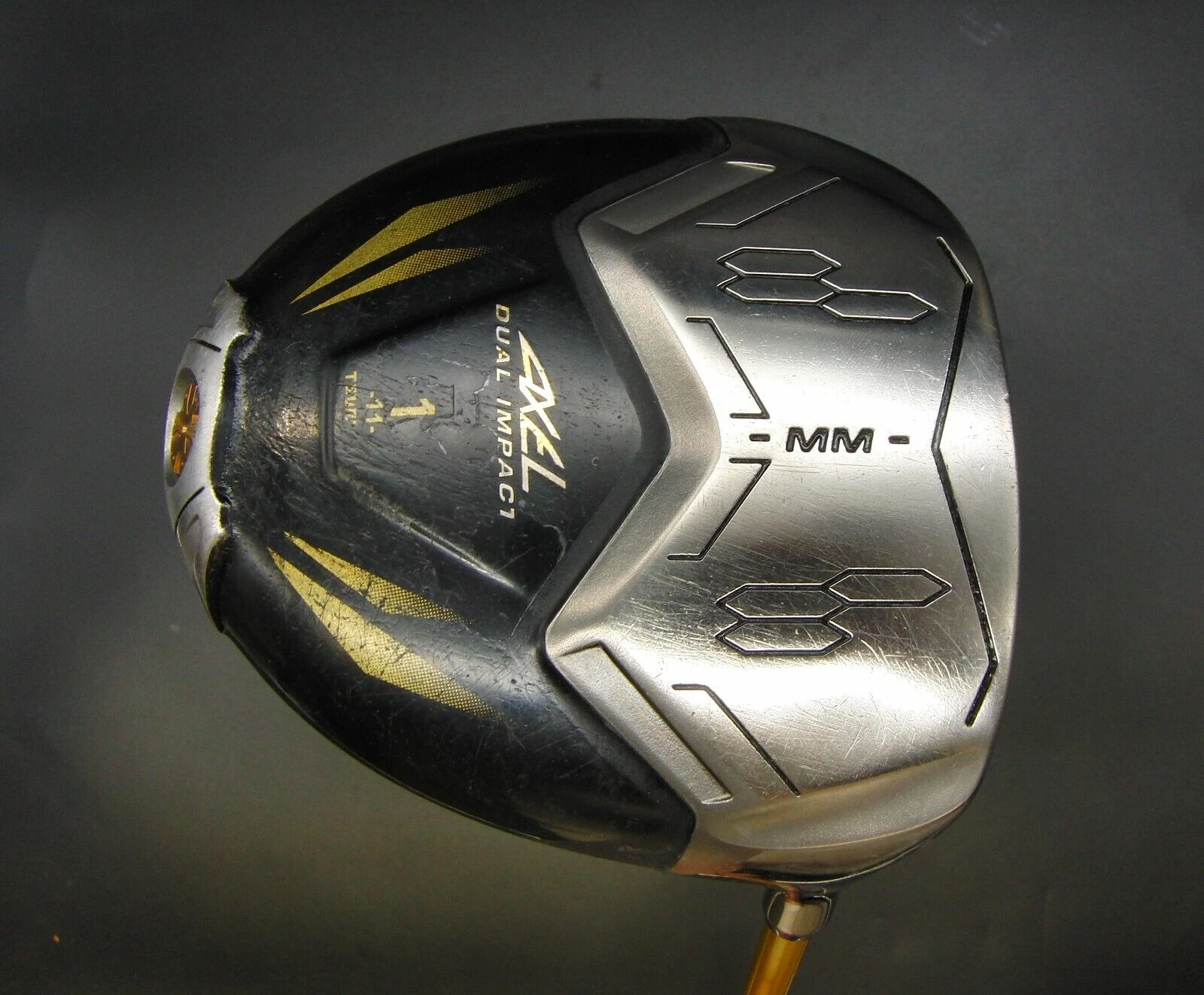 TSURUYA AXEL Dual Impact Z MM Driver Regular Graphite Shaft Golf Pride Grip 8 TSURUYA AXEL Dual Impact Z MM Driver Regular Graphite Shaft Golf Pride Grip - Image 6