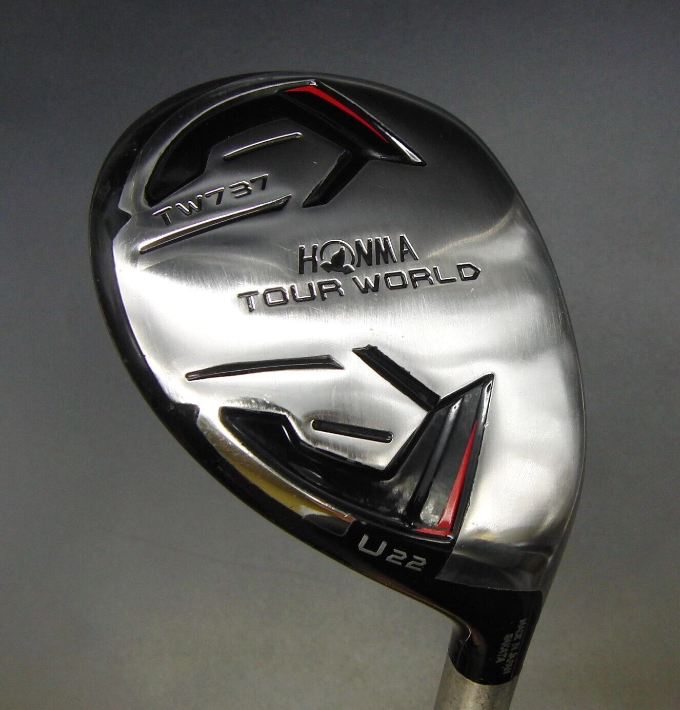 Honma Tour World TW737 U22 Hybrid Regular Flex Graphite Shaft Honma Grip 8 Honma Tour World TW737 U22 Hybrid Regular Flex Graphite Shaft Honma Grip - Image 6