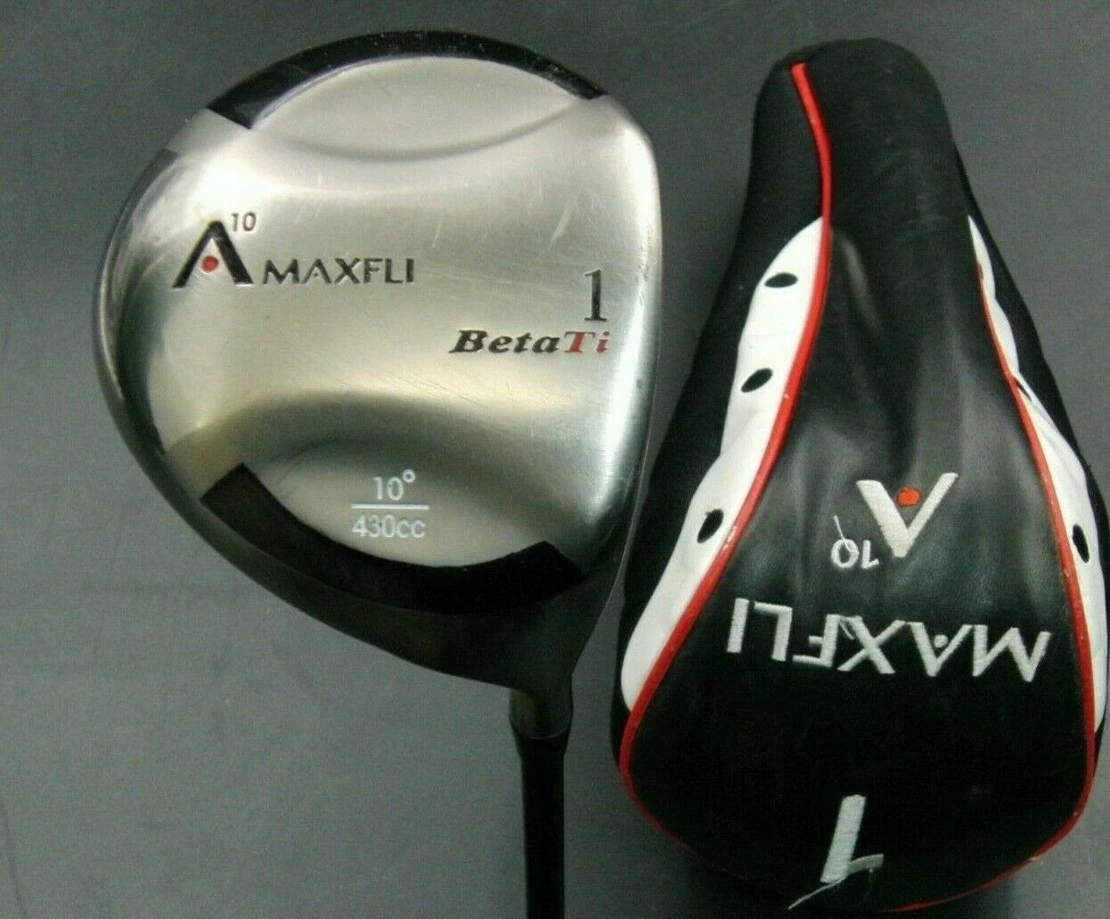 Maxfli A10 430CC 10° Driver Regular Graphite Shaft Maxfli Grip & Head Cover 10 Maxfli A10 430CC 10° Driver Regular Graphite Shaft Maxfli Grip & Head Cover - Image 8