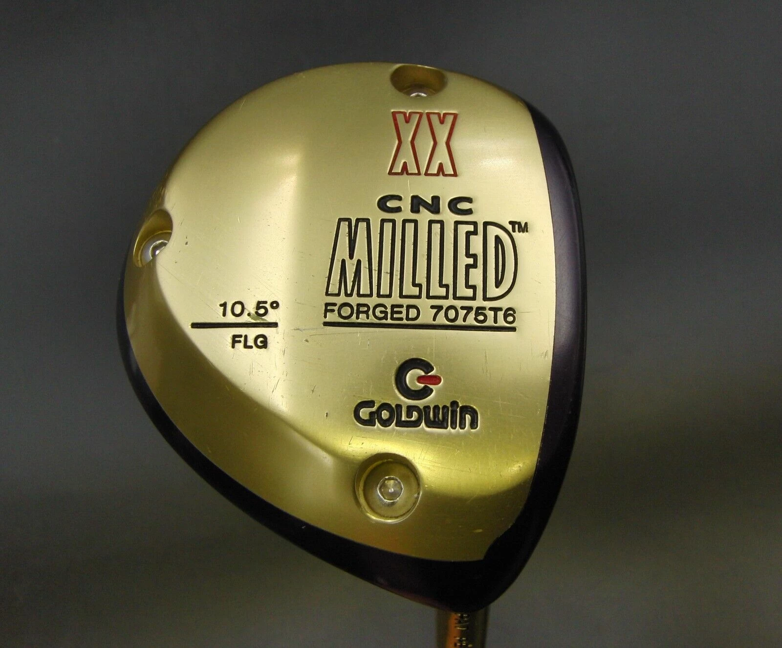 Goldwin XX CNC Milled 7075T6 10.5° Driver Regular Graphite Shaft Goldwin Grip 8 Goldwin XX CNC Milled 7075T6 10.5° Driver Regular Graphite Shaft Goldwin Grip - Image 6