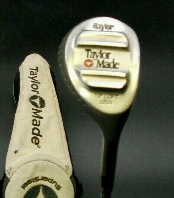 Vintage TaylorMade RAYLOR 19° Hybrid Wood Regular Steel Shaft & Head Cover 9 Vintage TaylorMade RAYLOR 19° Hybrid Wood Regular Steel Shaft & Head Cover - Image 7