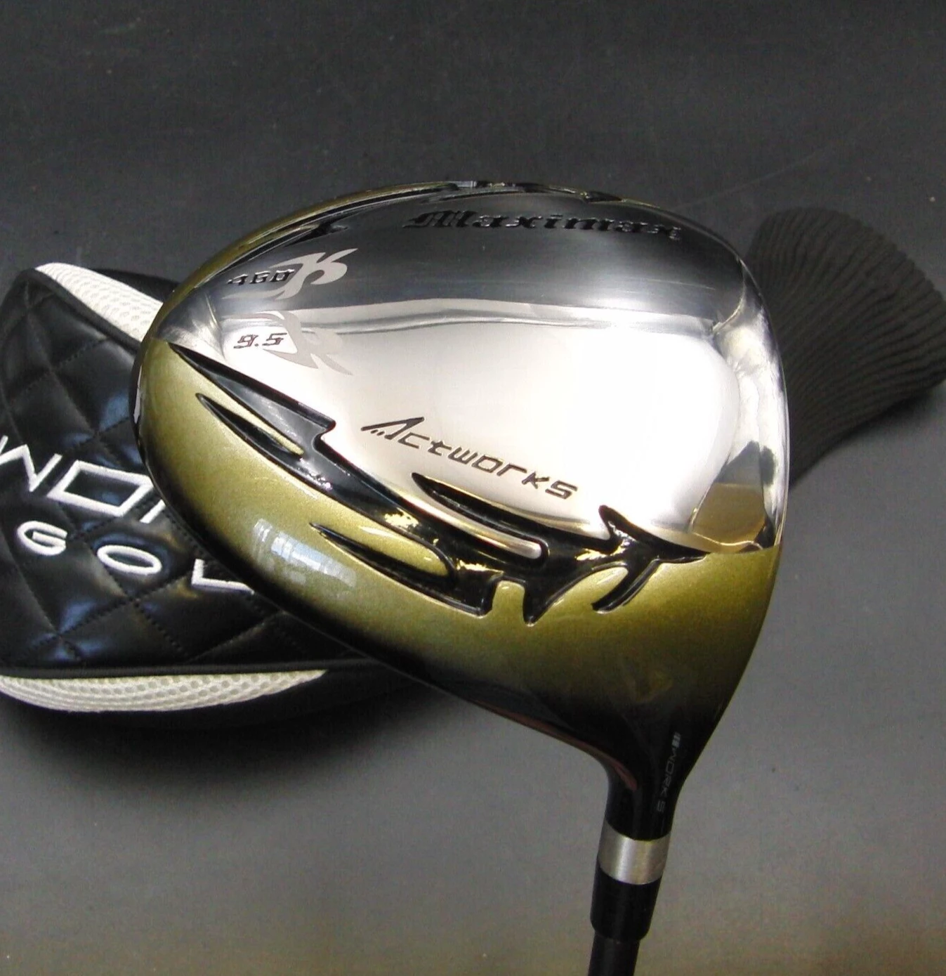 Maximax Actworks 9.5° Driver Stiff Graphite Shaft Actworks Grip & Head Cover 9 Maximax Actworks 9.5° Driver Stiff Graphite Shaft Actworks Grip & Head Cover - Image 7