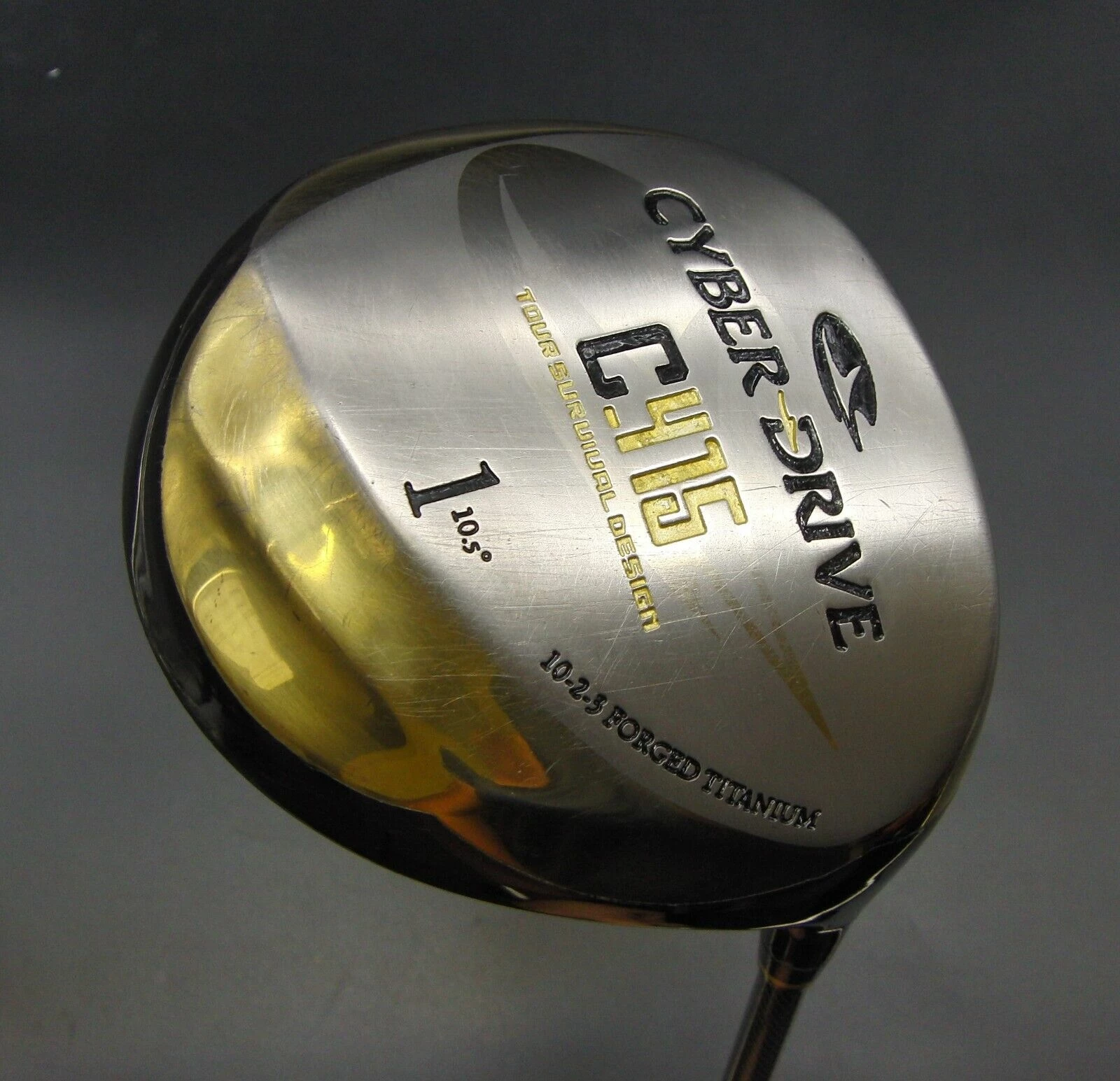 Japanese Cyber Drive C-415 Forged Titanium 10.5° Driver Regular Graphite Shaft 8 Japanese Cyber Drive C-415 Forged Titanium 10.5° Driver Regular Graphite Shaft - Image 6
