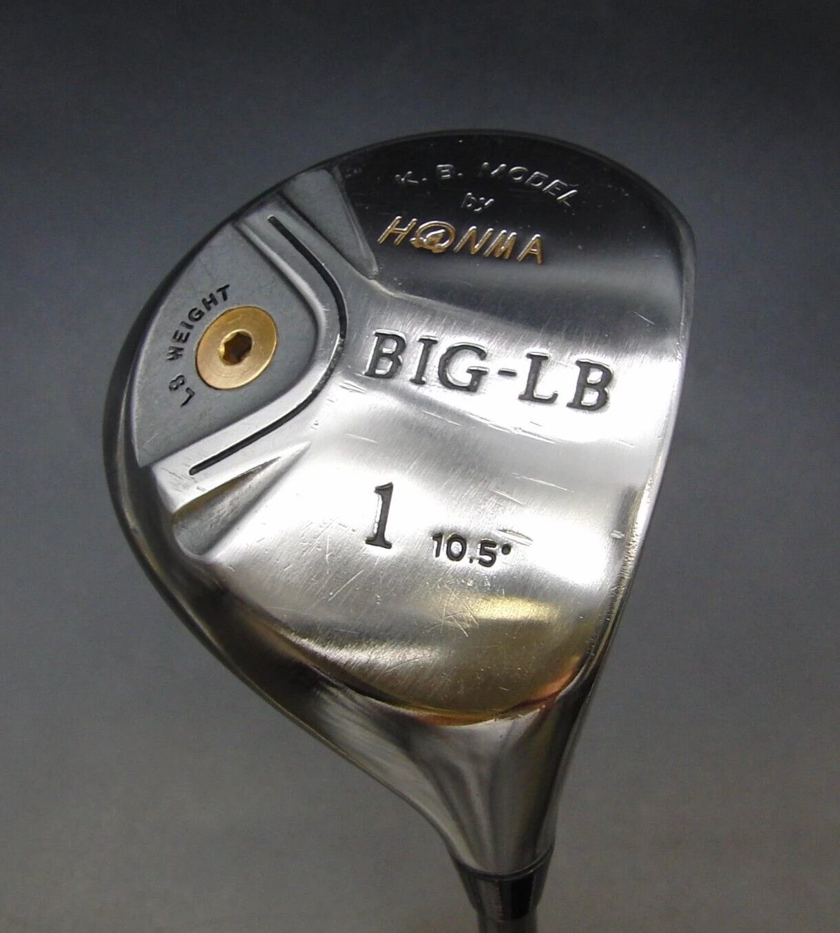 Honma BIG-LB K.B. Model 10.5° Driver Stiff Graphite Shaft Hiro Honma Grip 8 Honma BIG-LB K.B. Model 10.5° Driver Stiff Graphite Shaft Hiro Honma Grip - Image 6