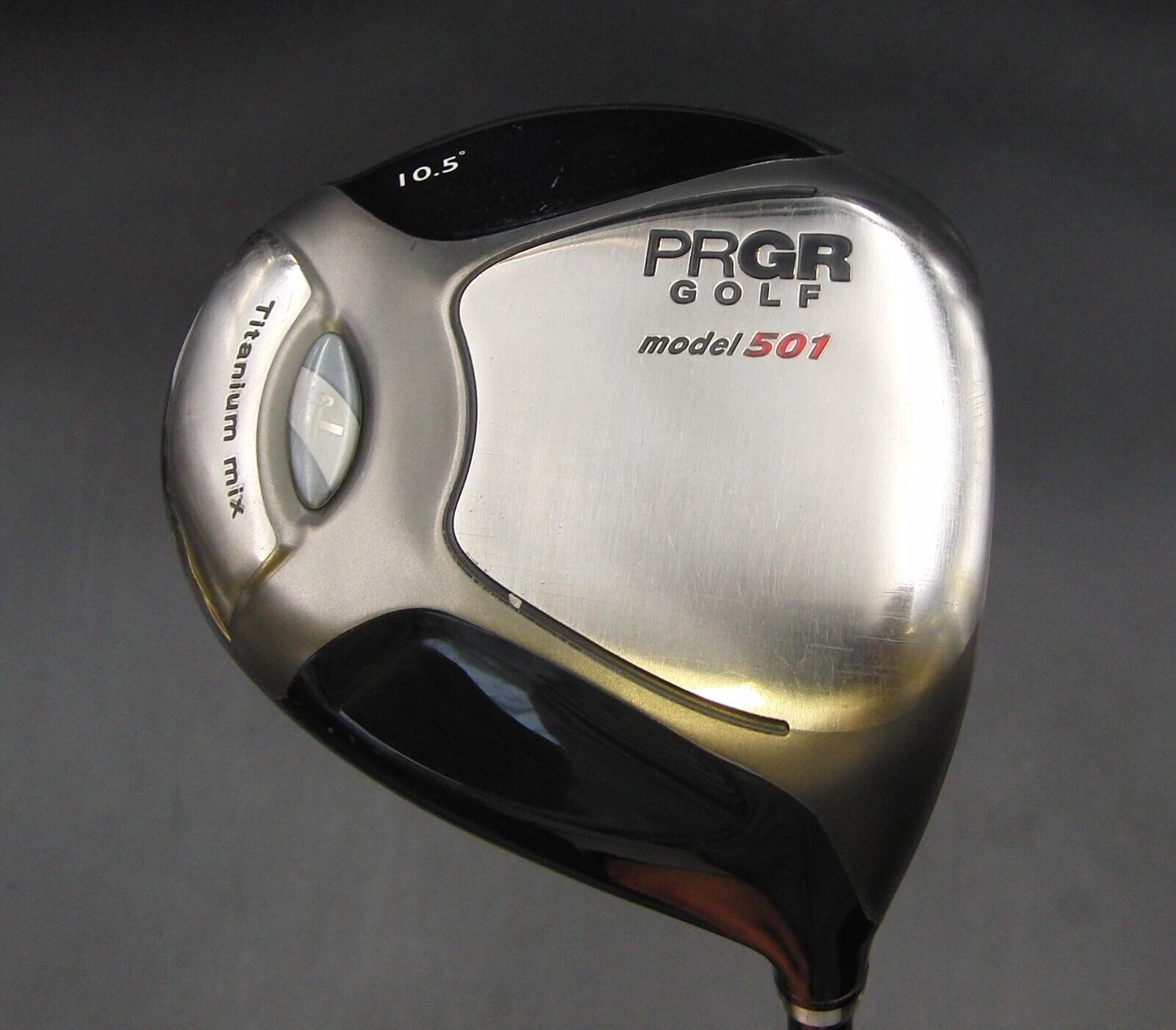 Japanese PRGR Model 501 10.5° Driver Stiff Graphite Shaft PRGR Grip 3 Japanese PRGR Model 501 10.5° Driver Stiff Graphite Shaft PRGR Grip